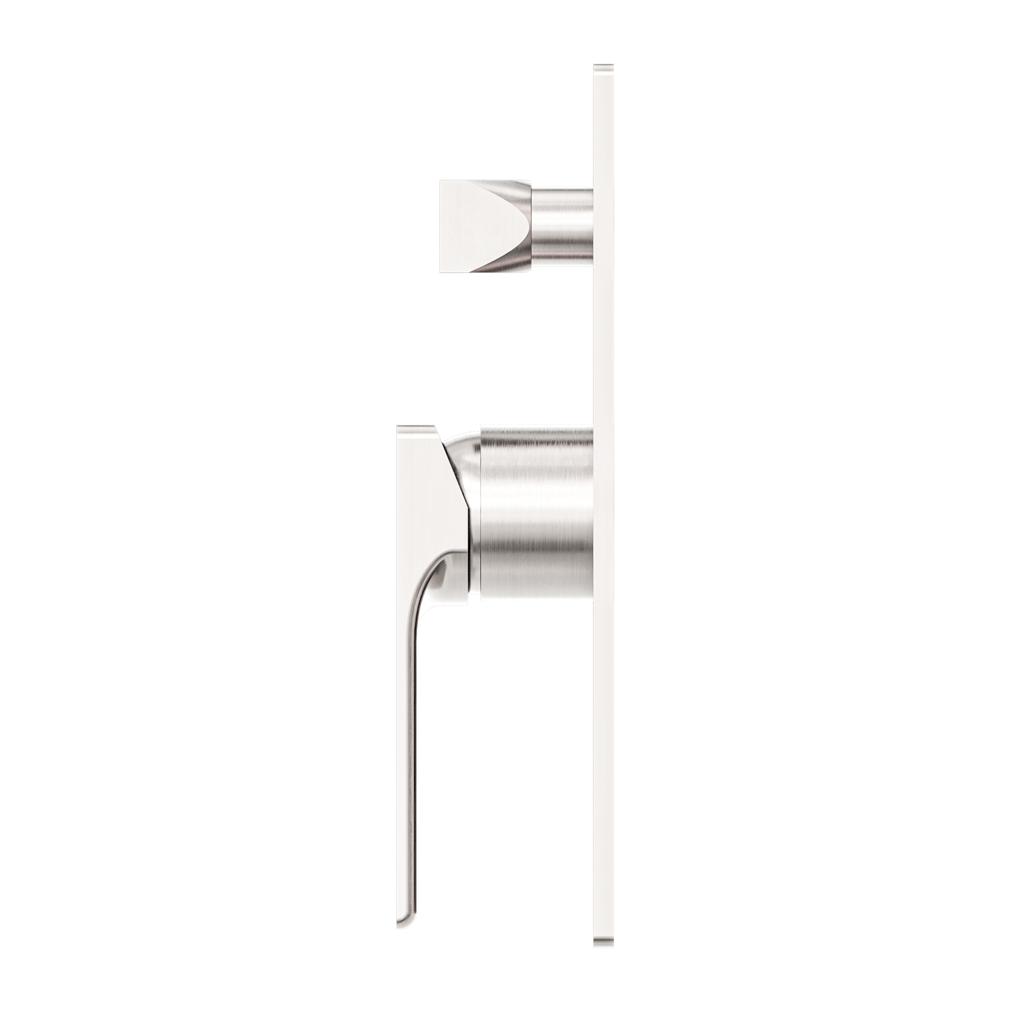 Nero Ecco Shower Mixer With Diverter - Brushed Nickel