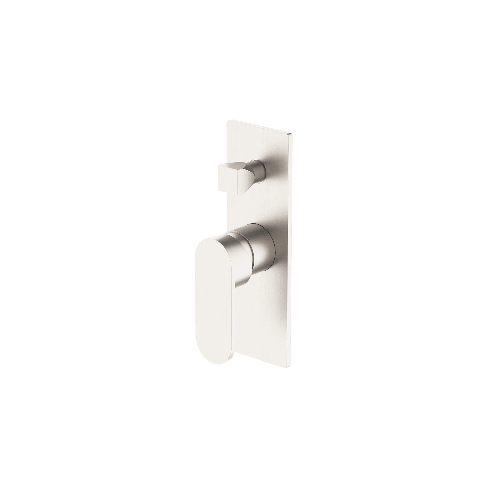 Nero Ecco Shower Mixer With Diverter - Brushed Nickel