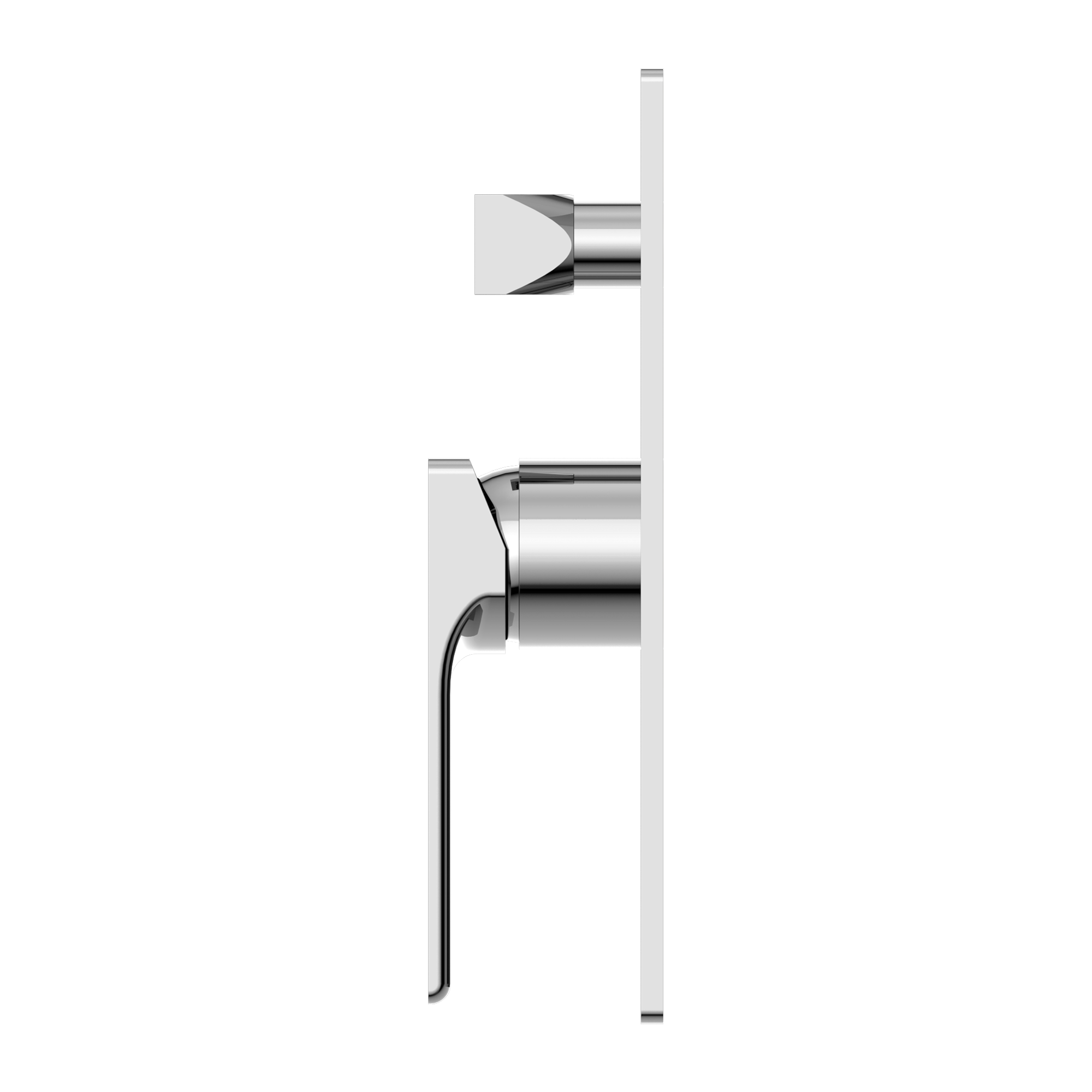 Nero Ecco Shower Mixer With Diverter - Chrome