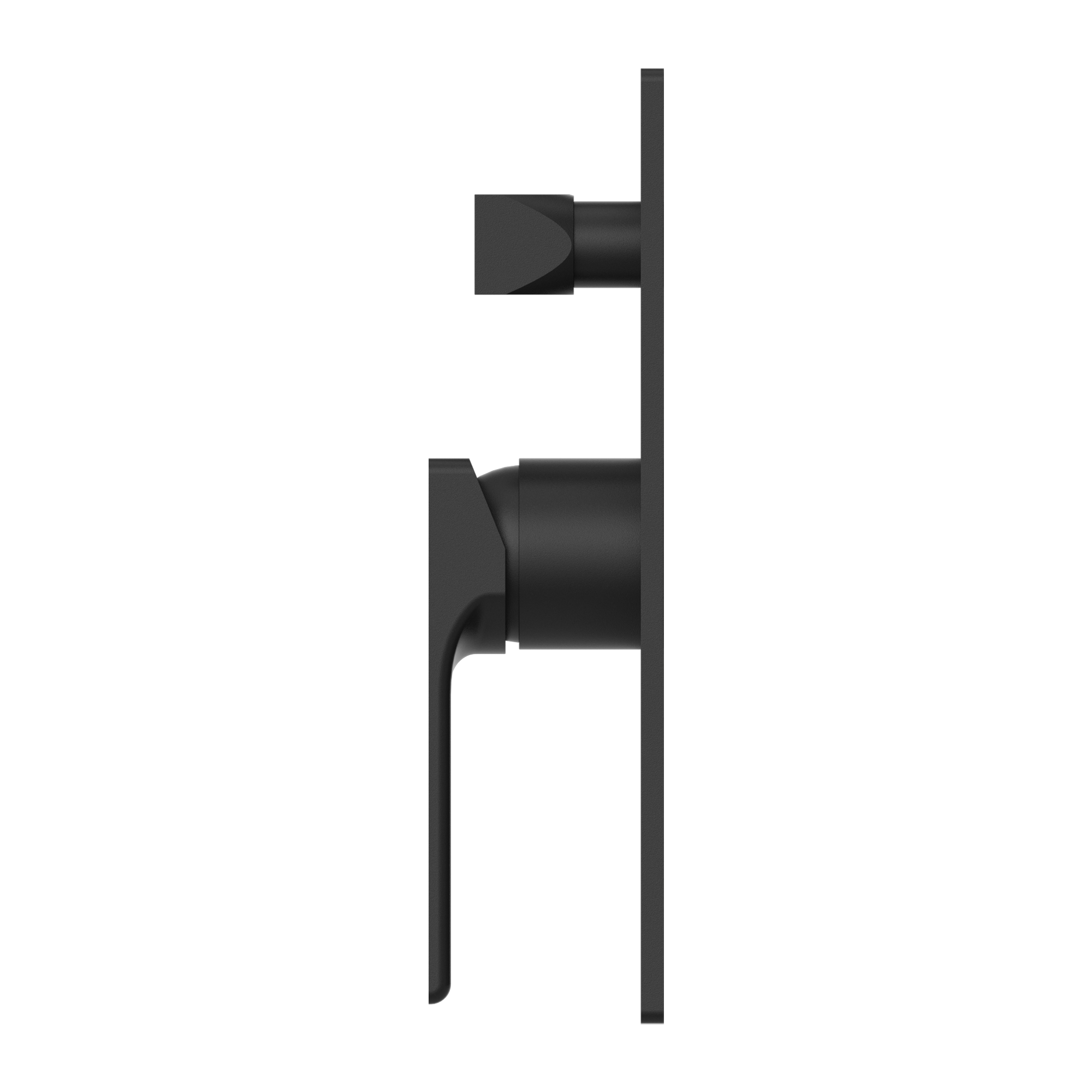 Nero Ecco Shower Mixer With Diverter - Matte Black