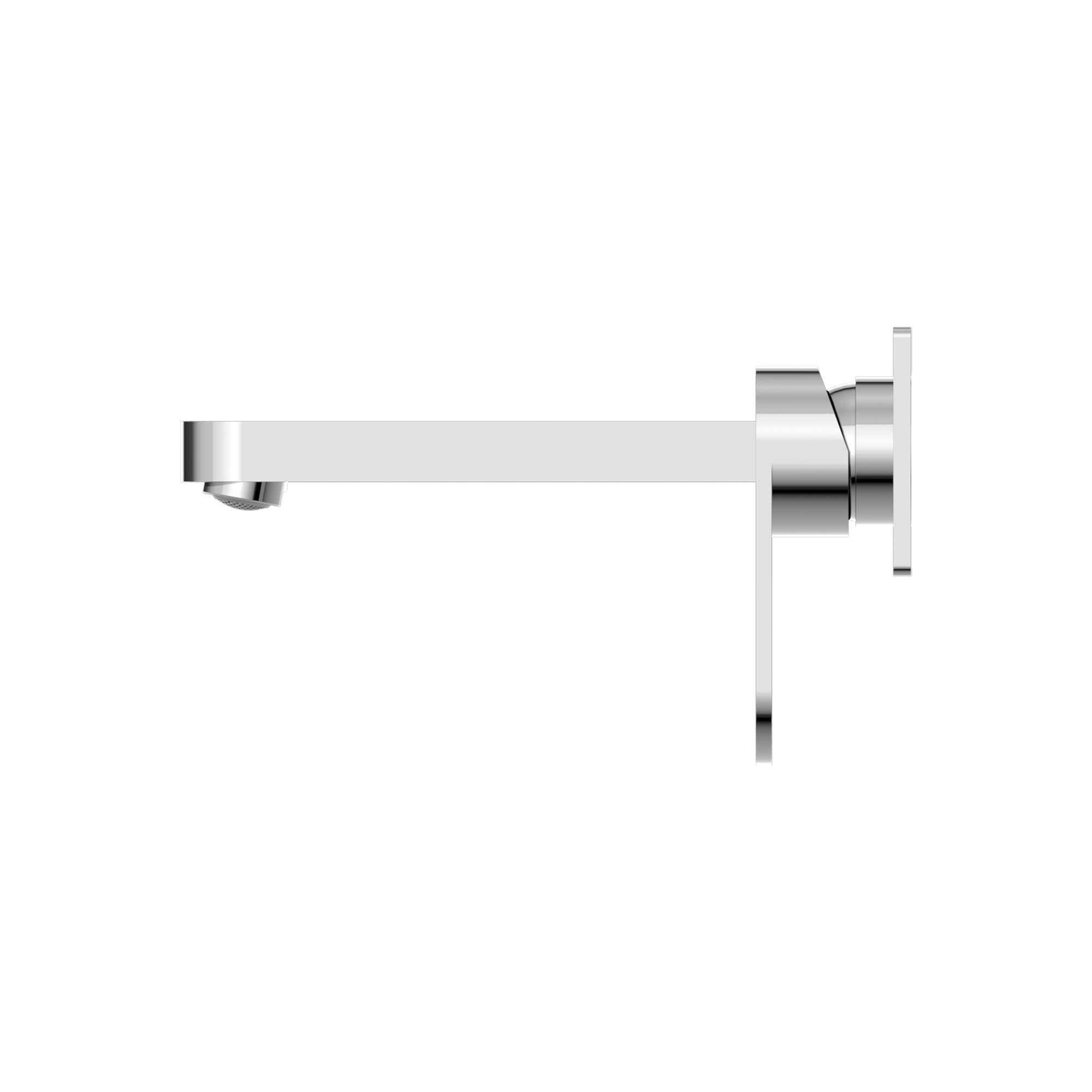 Nero Ecco Wall Basin Mixer - Chrome