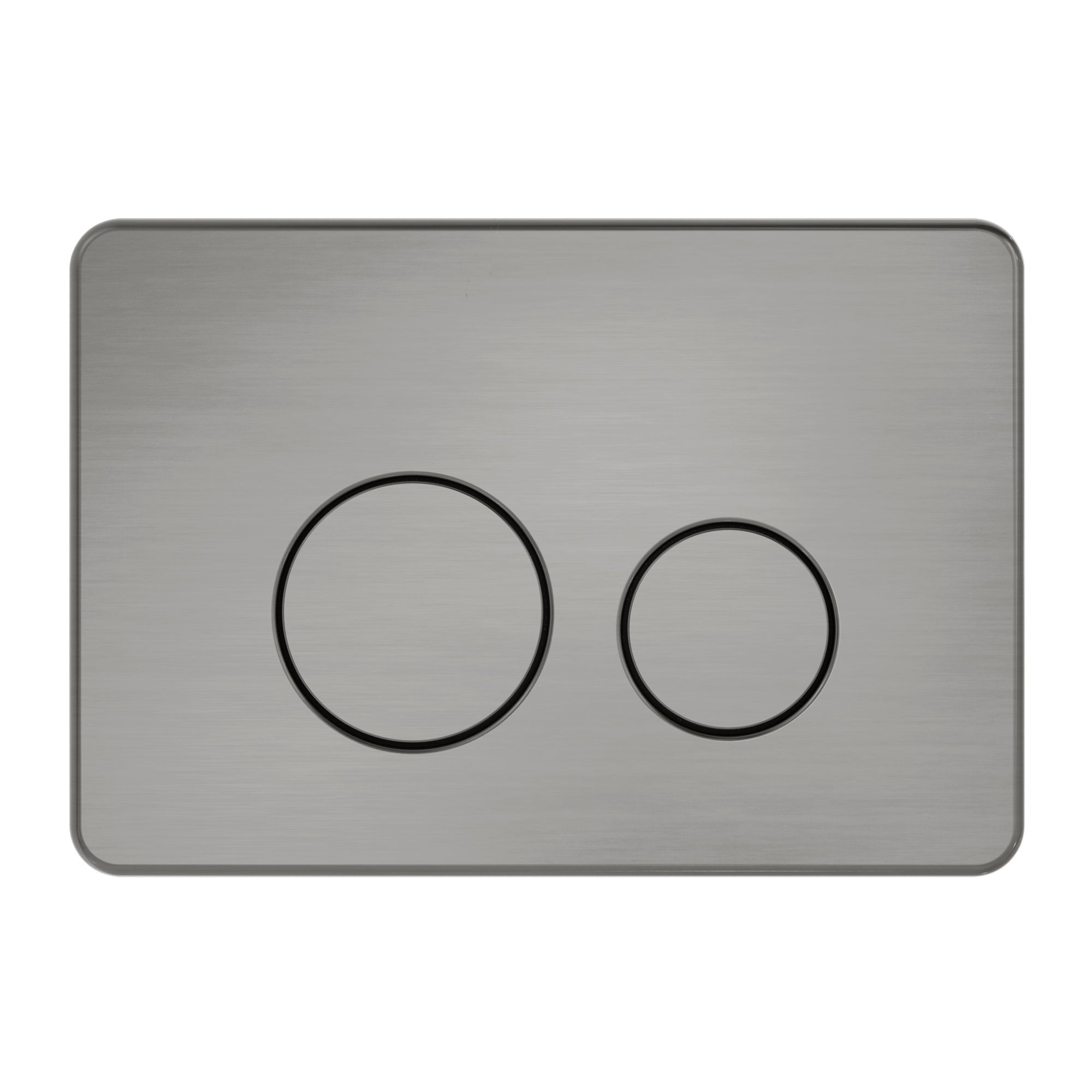 Nero In Wall Toilet Push Plate - Graphite