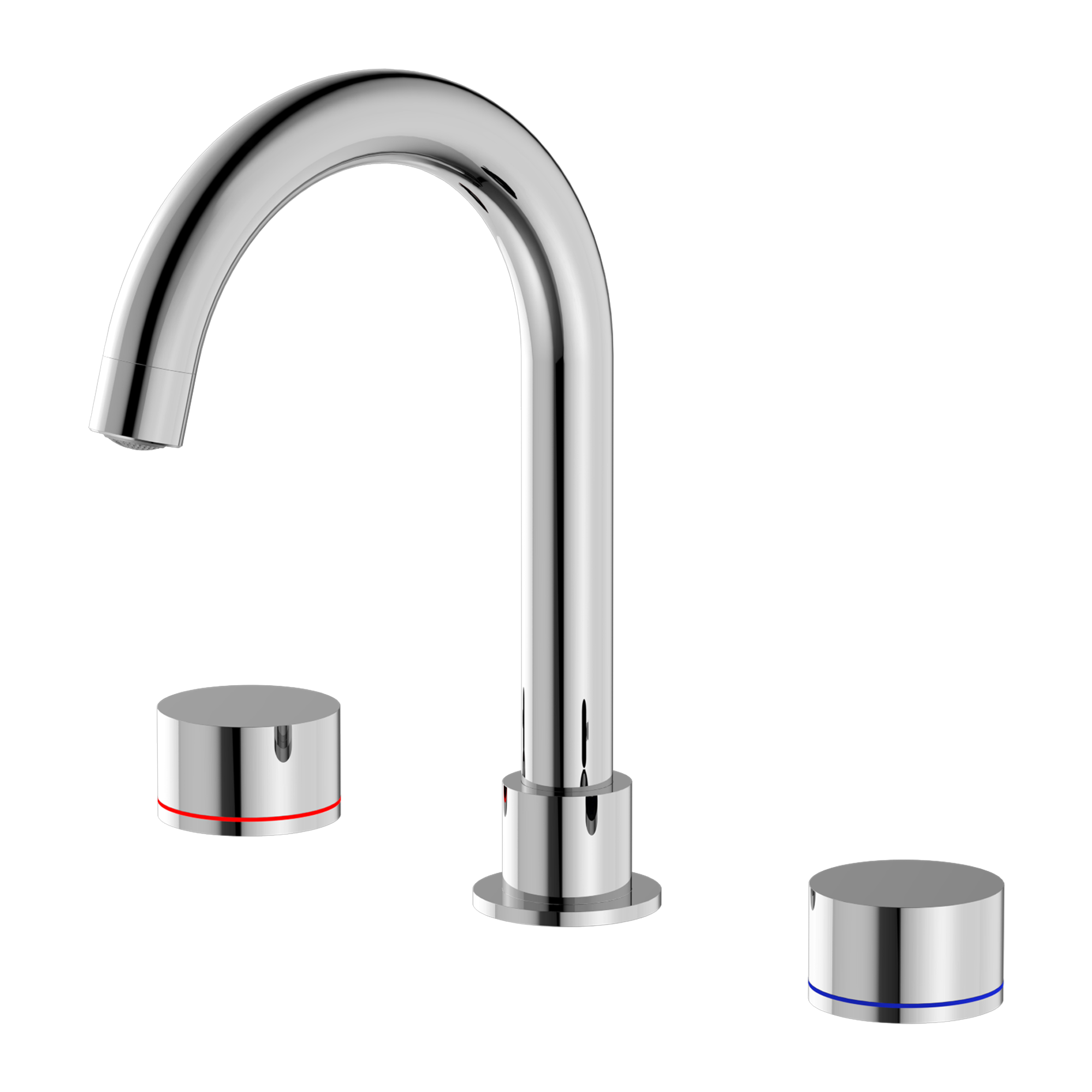 Nero Kara Basin Set - Chrome