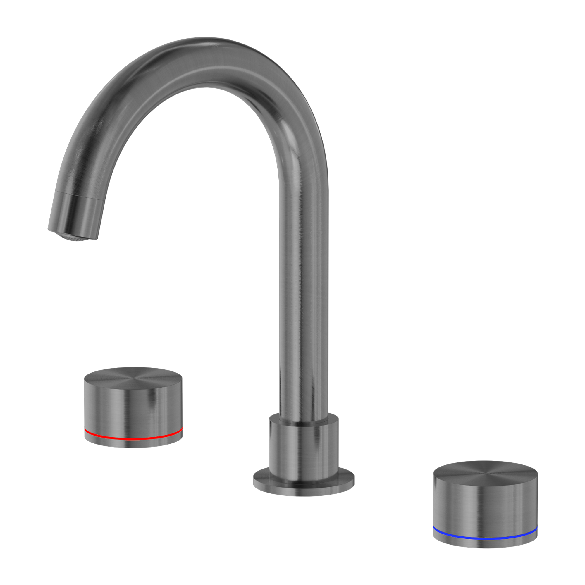 Nero Kara Basin Set - Gun Metal Grey