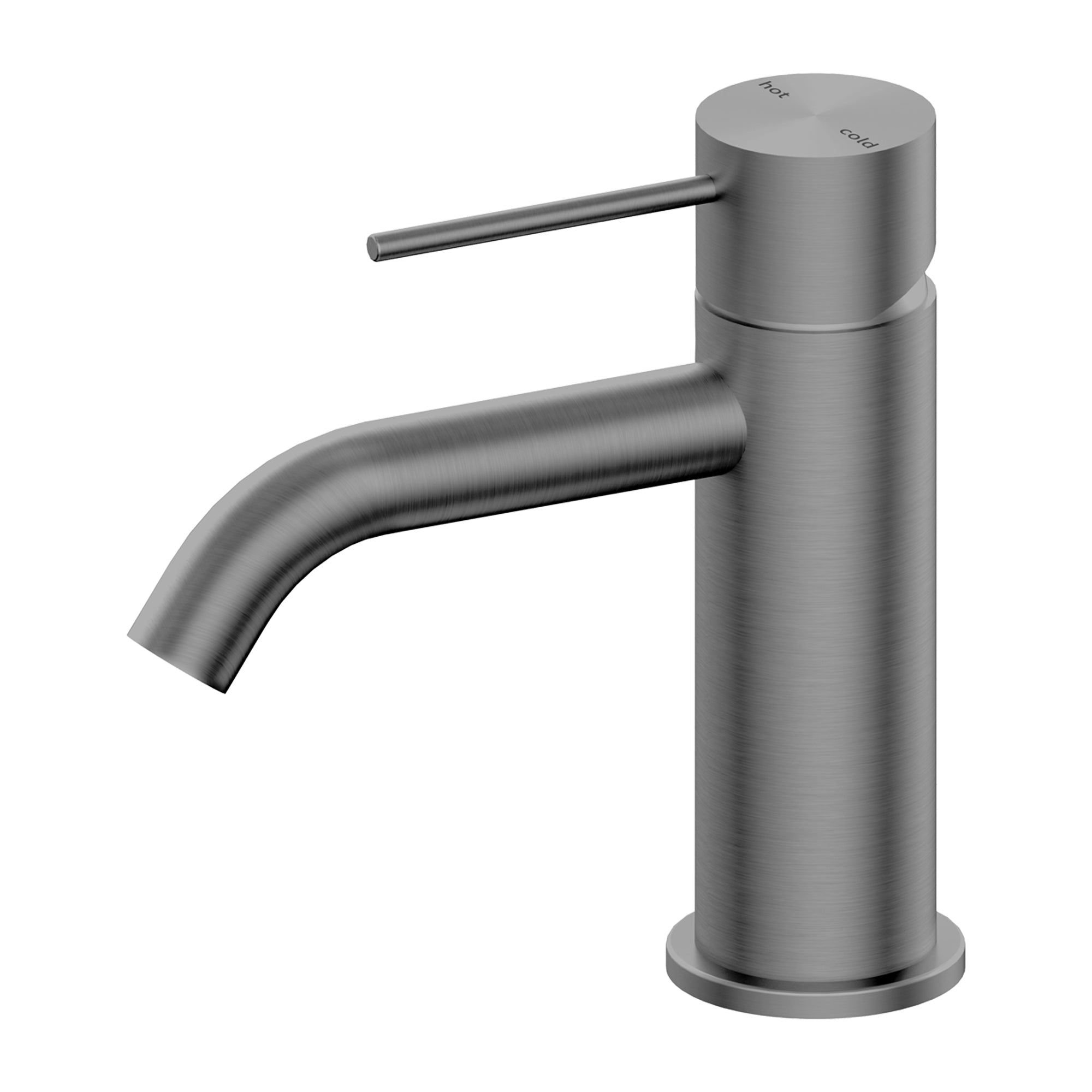 Nero Mecca Basin Mixer - Gun Metal Grey