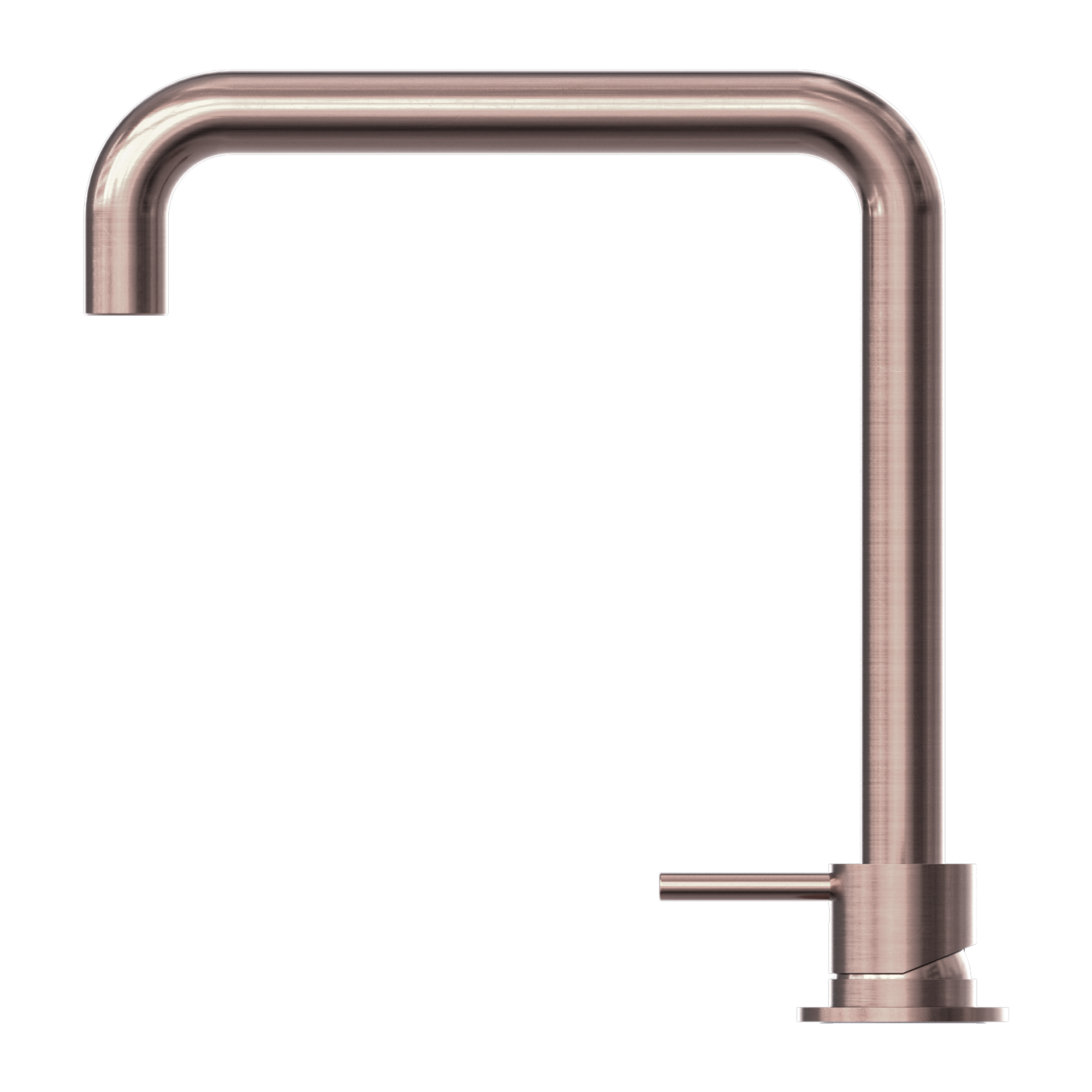 Nero Mecca Hob Basin Mixer Square Spout - Brushed Bronze