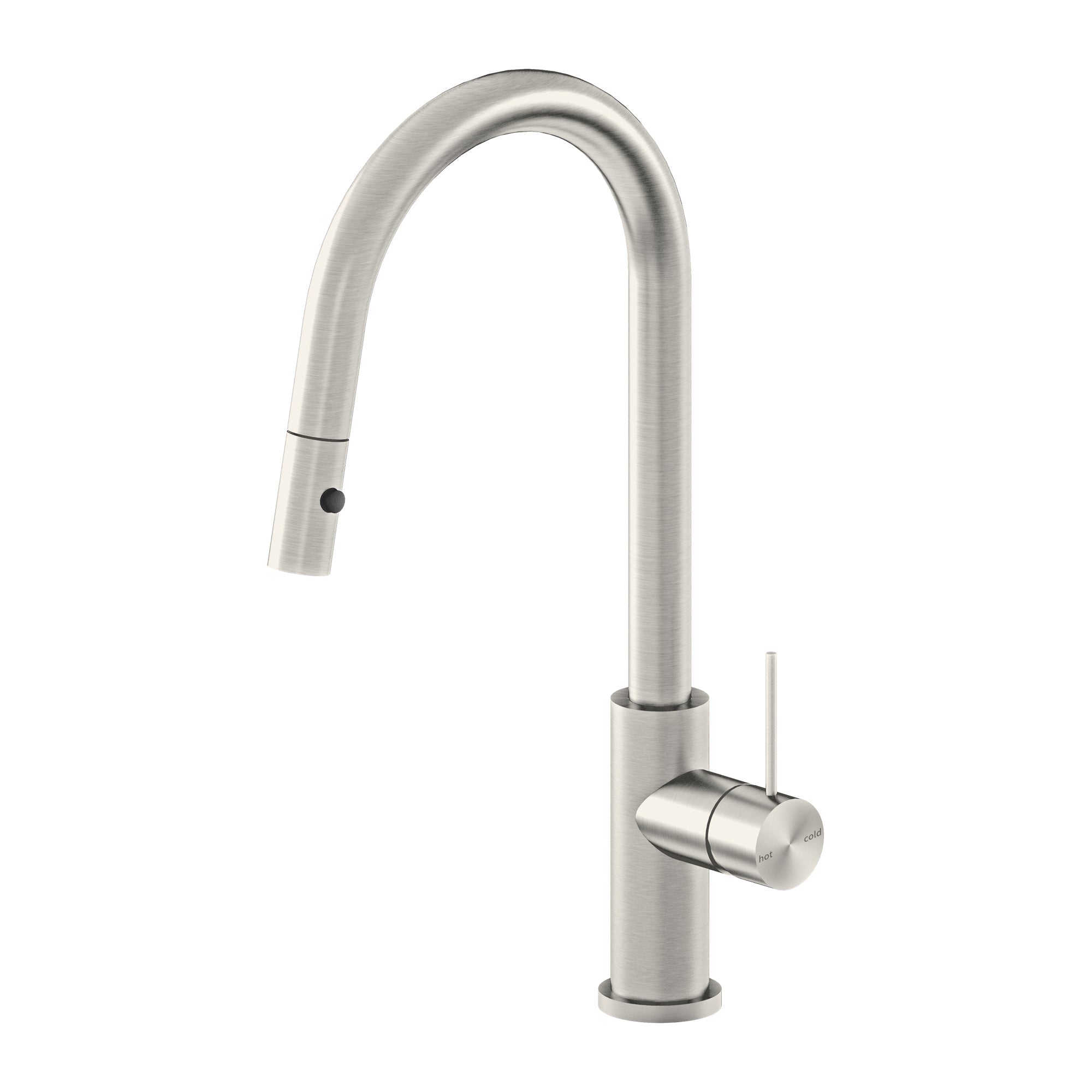 Lock Out Mixer Nero Mecca Pull Out Sink Mixer With Vegie Spray Function - Brushed Nic ...