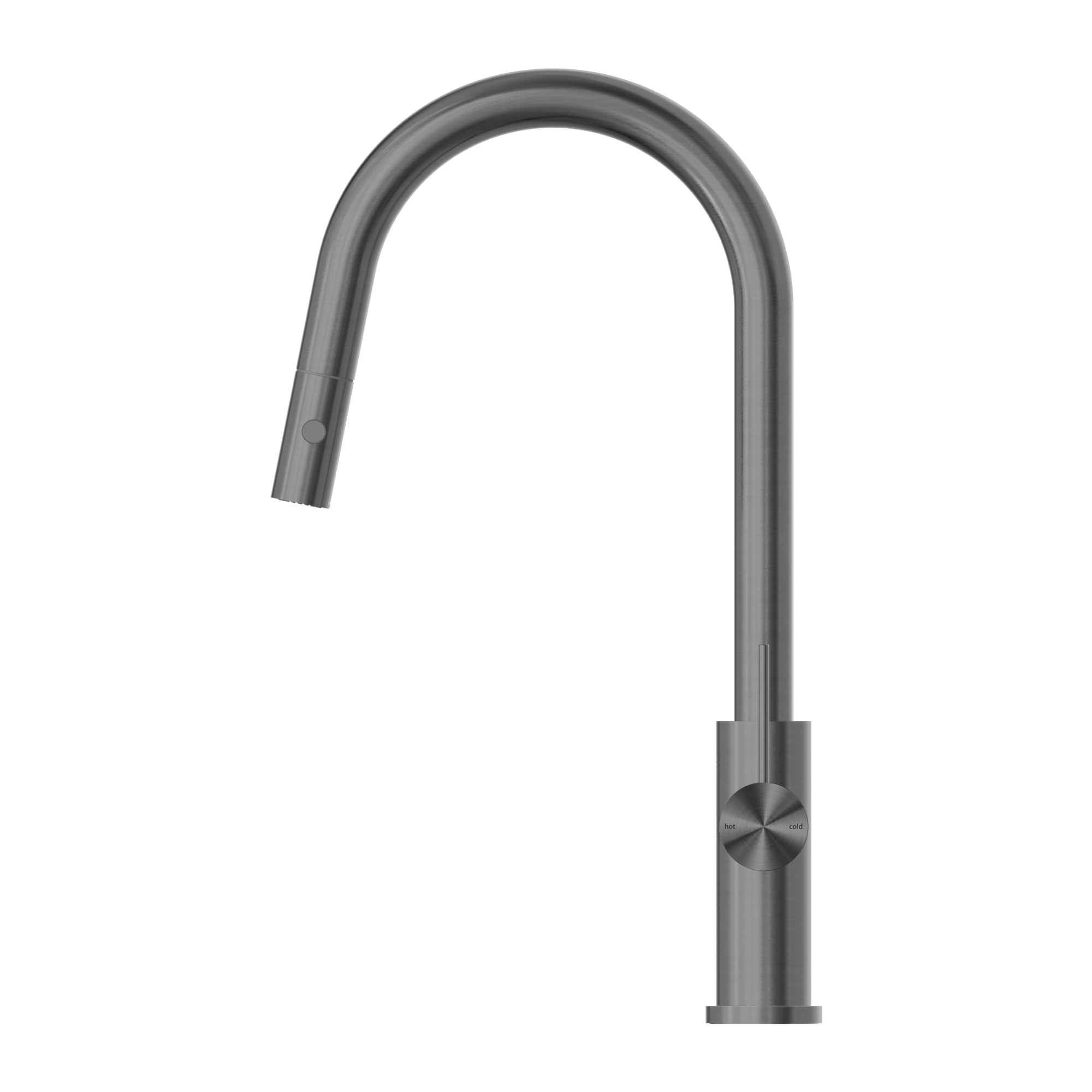 Nero Mecca Pull Out Sink Mixer With Vegie Spray Function - Gun Metal Grey