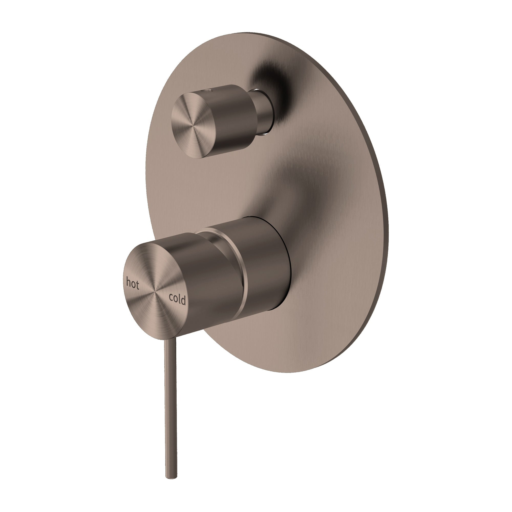 Nero Mecca Shower Mixer With Diverter - Brushed Bronze