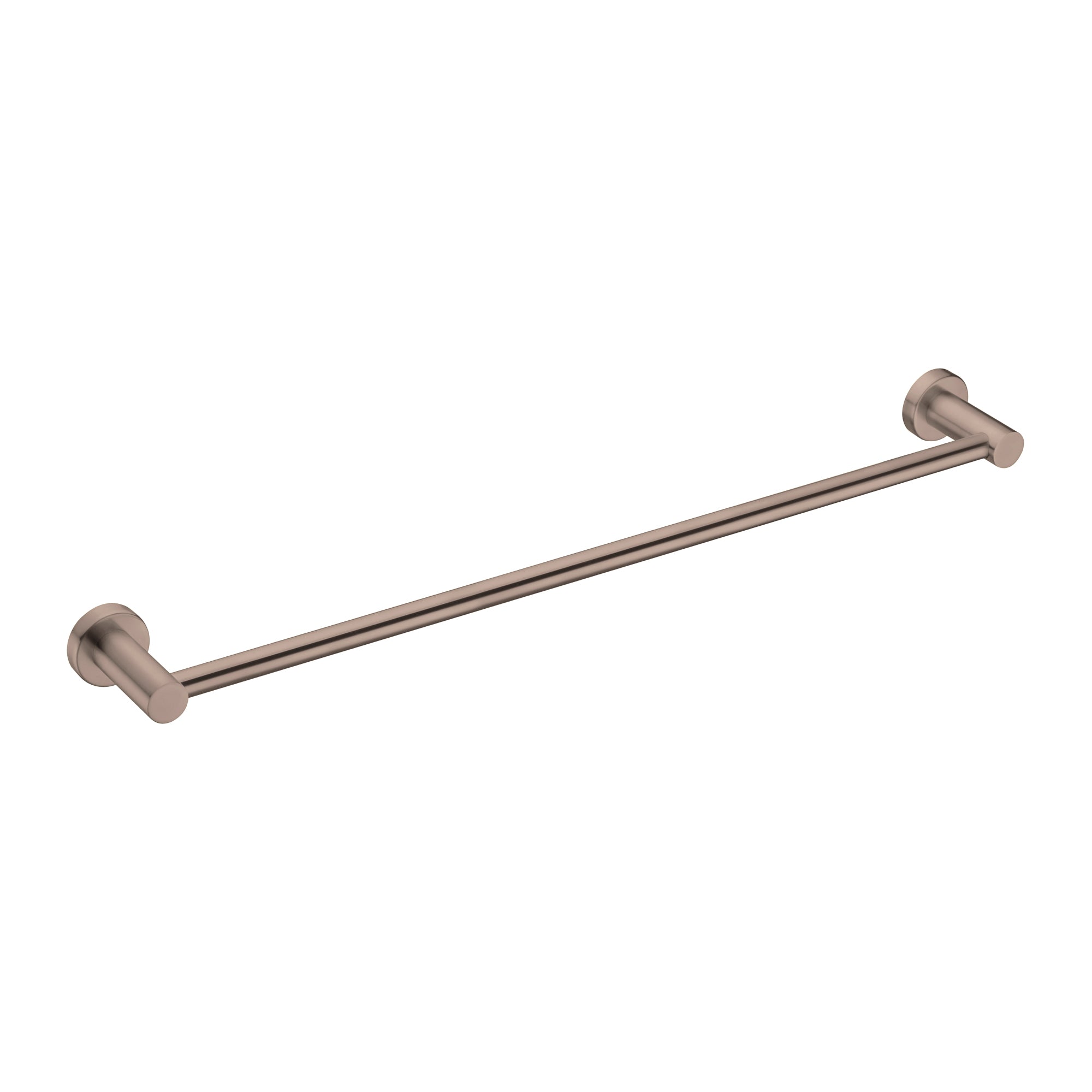 Nero Mecca Single Towel Rail 600mm - Brushed Bronze