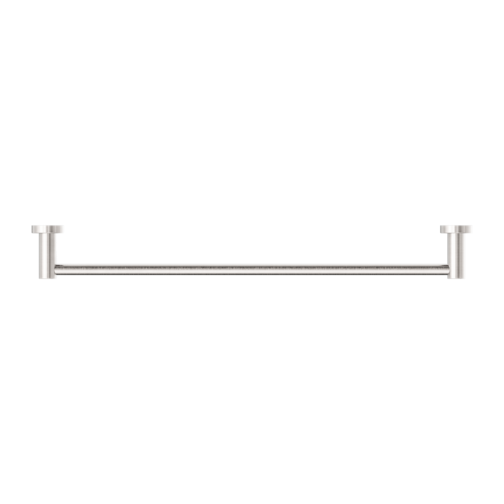 Nero Mecca Single Towel Rail 600mm - Brushed Nickel