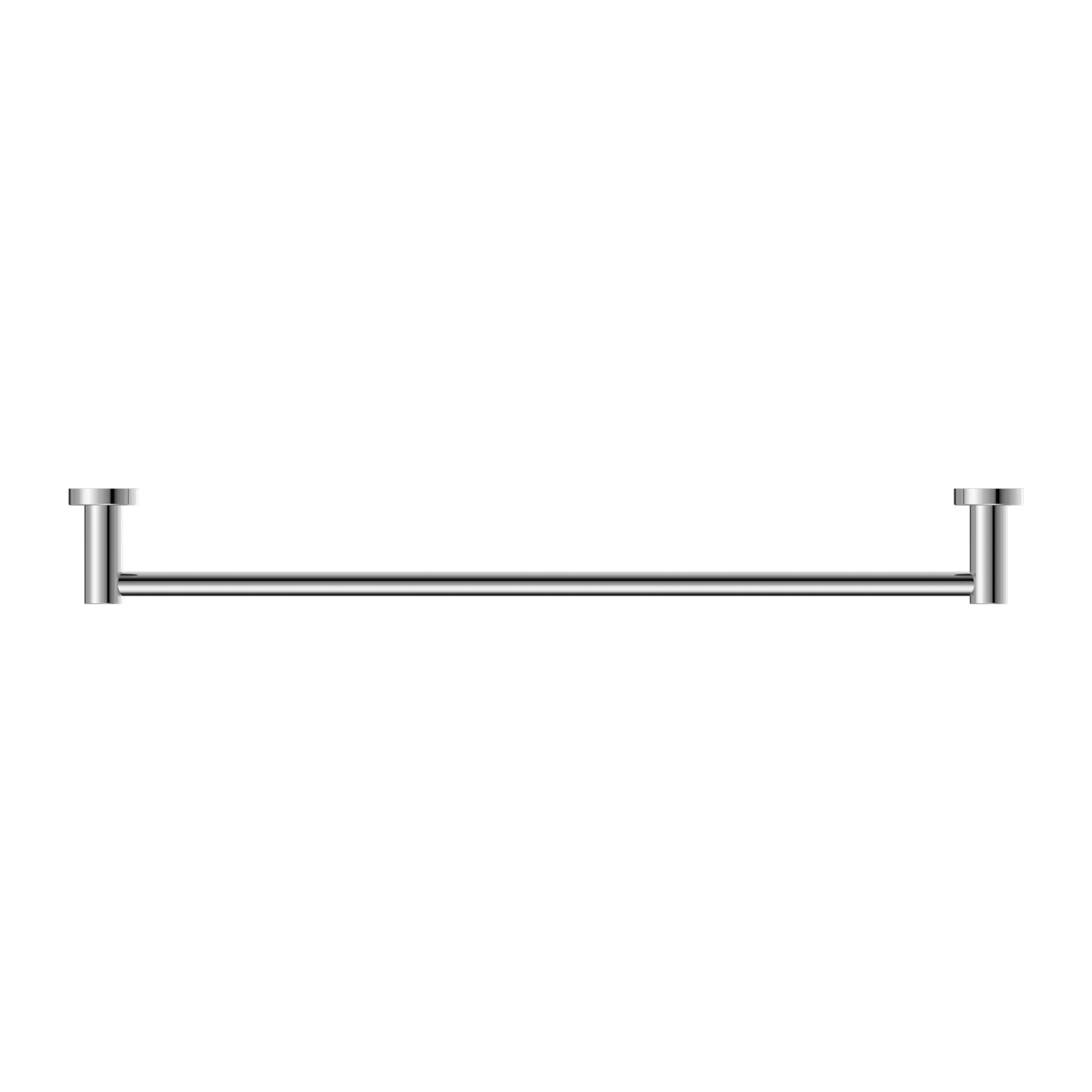 Nero Mecca Single Towel Rail 600mm - Chrome