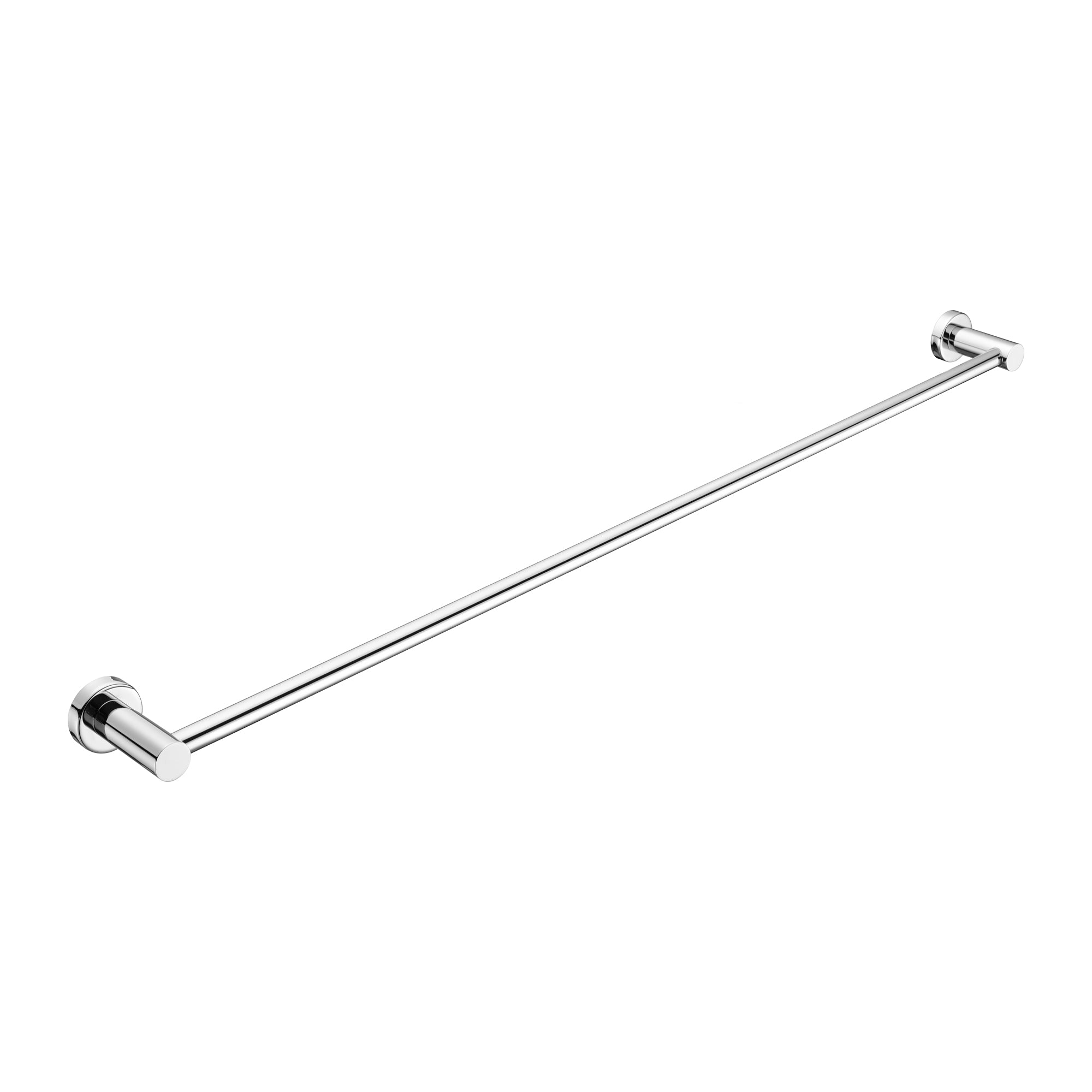 Nero Mecca Single Towel Rail 600mm - Chrome