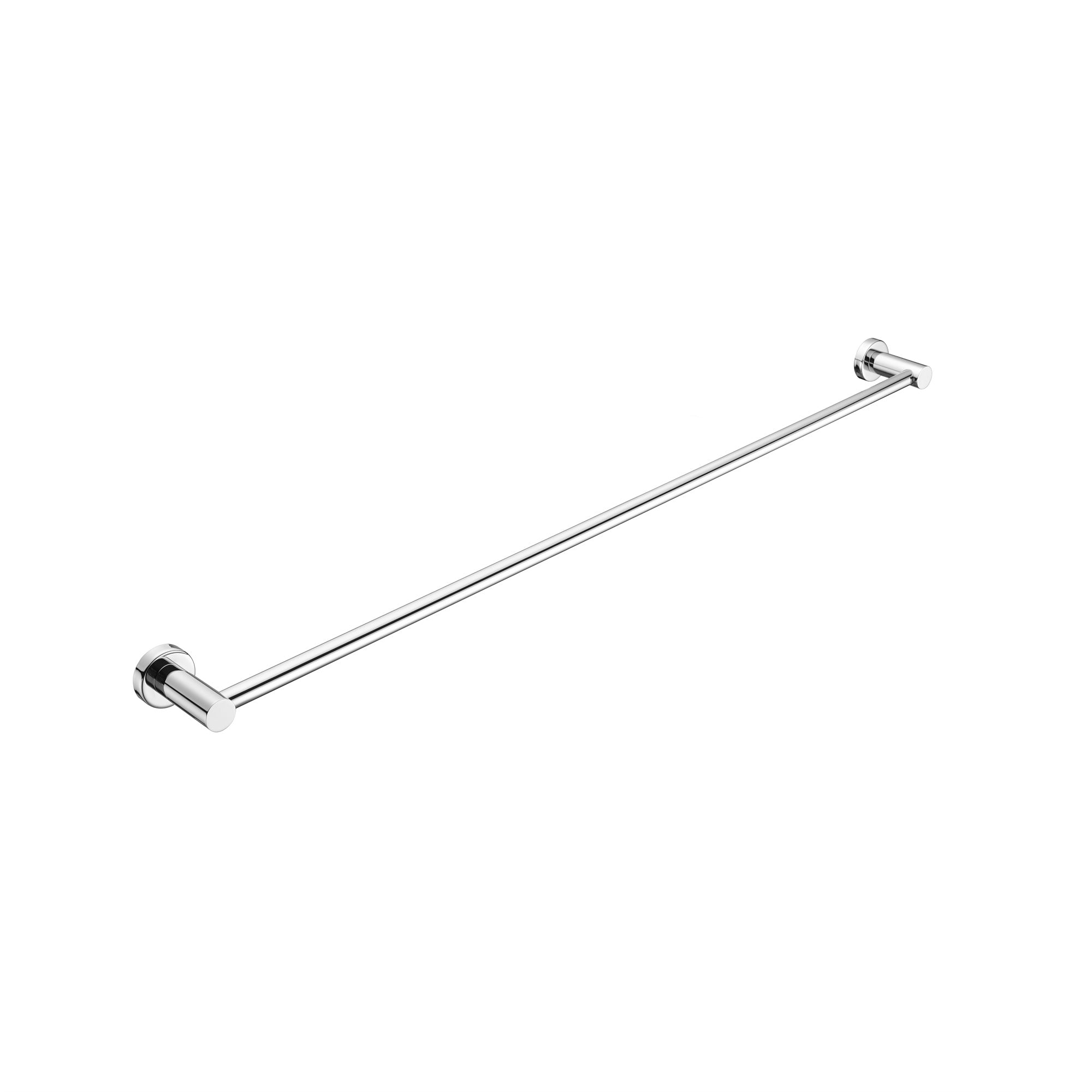 Nero Mecca Single Towel Rail 800mm - Chrome