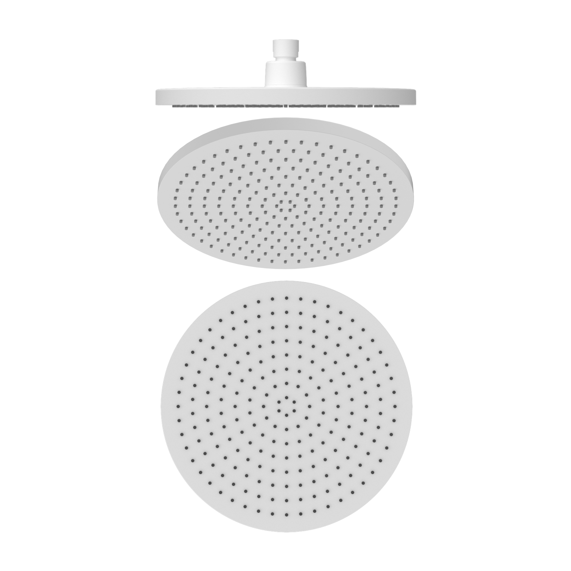 Nero Opal Air Shower Head - Matte White