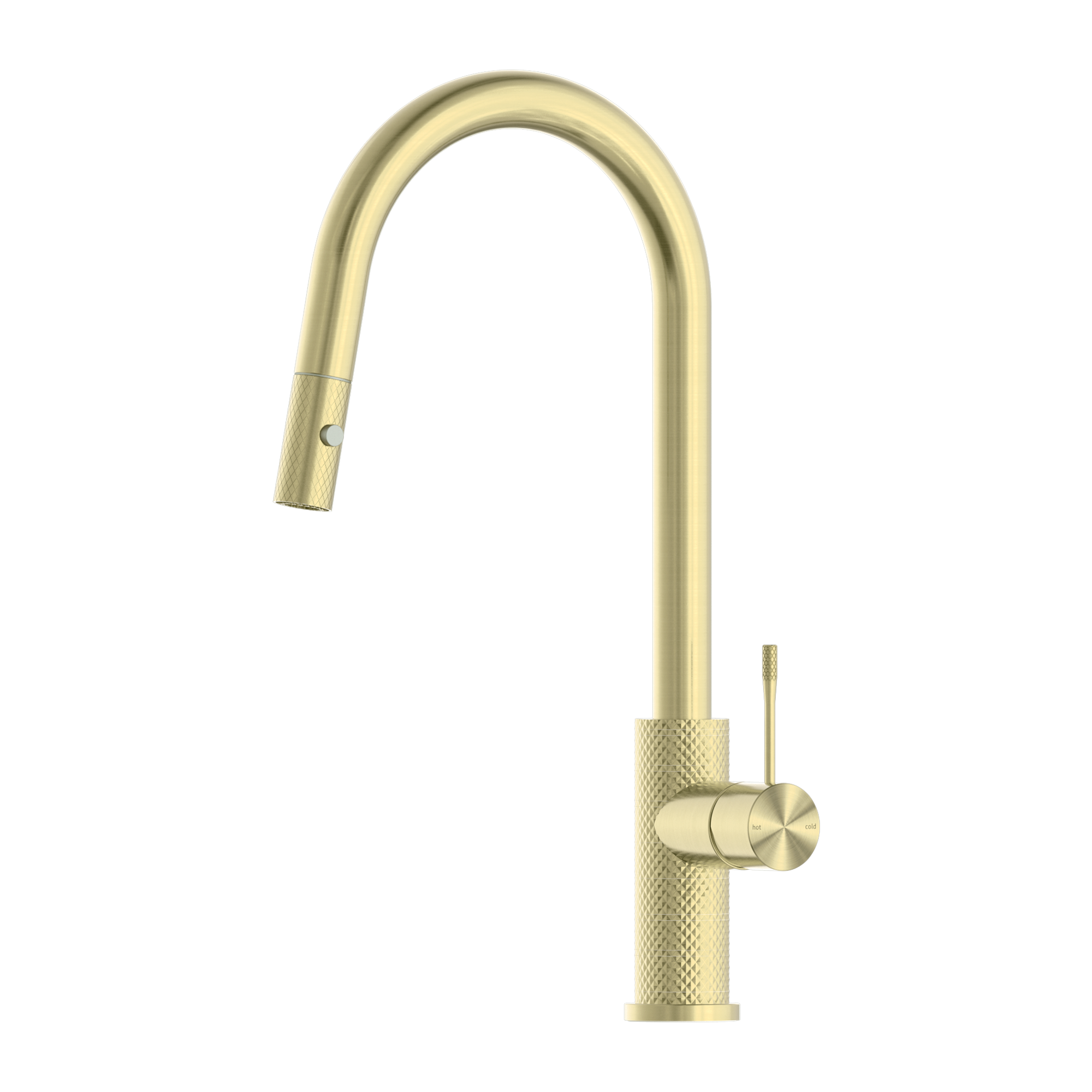 Nero Opal Pull Out Sink Mixer Brushed Gold