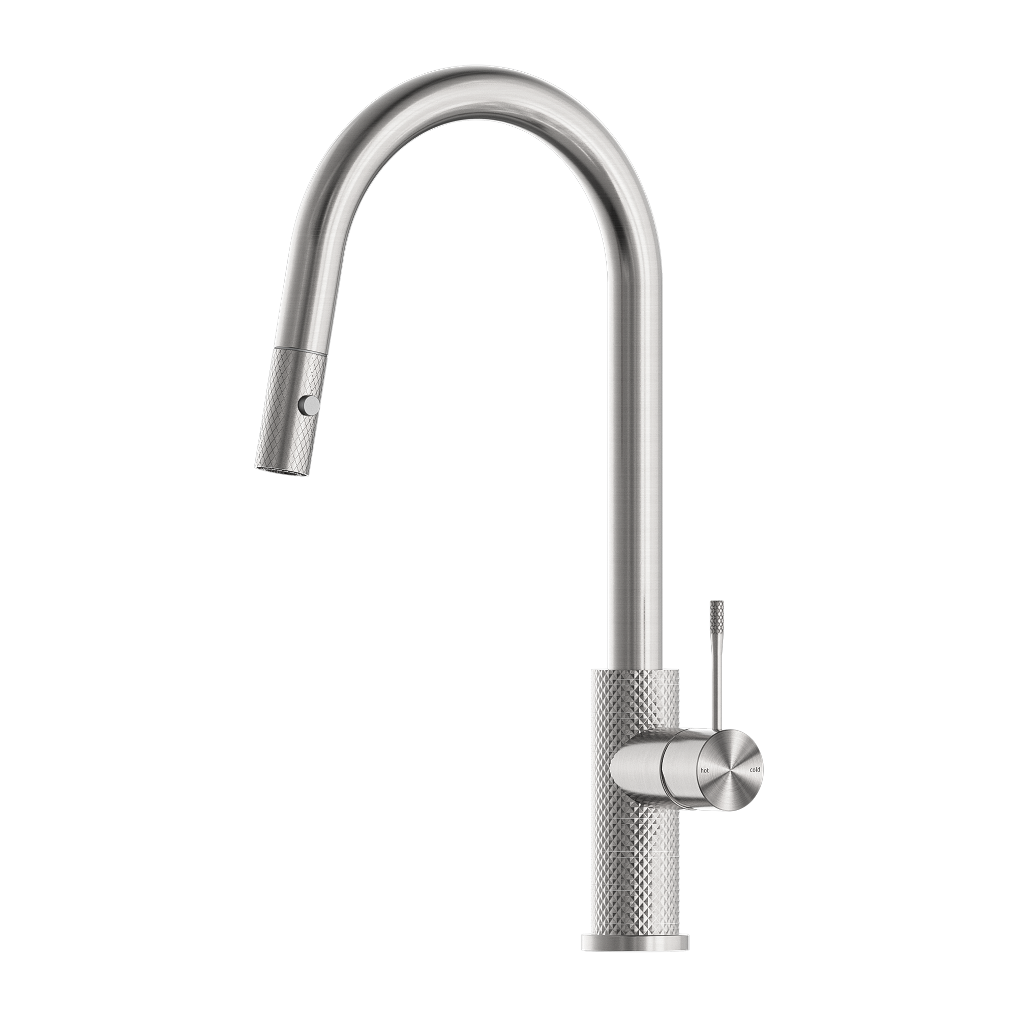 Nero Opal Pull Out Sink Mixer - Brushed Nickel