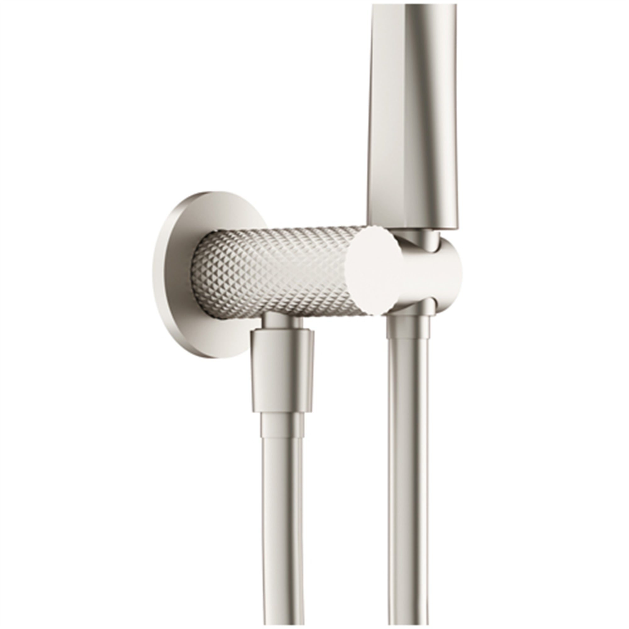 Nero Opal Shower Bracket With Air Shower - Brushed Nickel