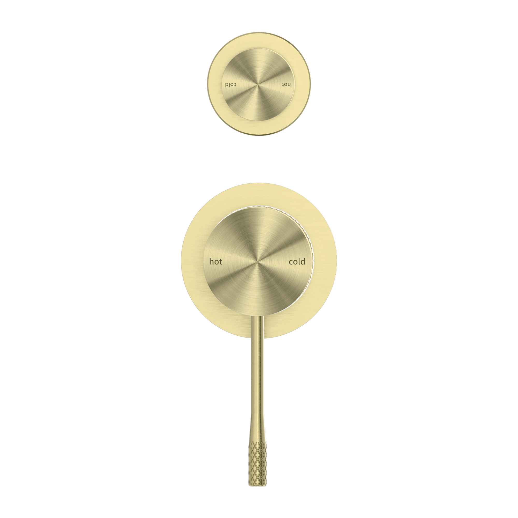 Nero Opal Shower Mixer With Diverter Separate Plate Brushed Gold