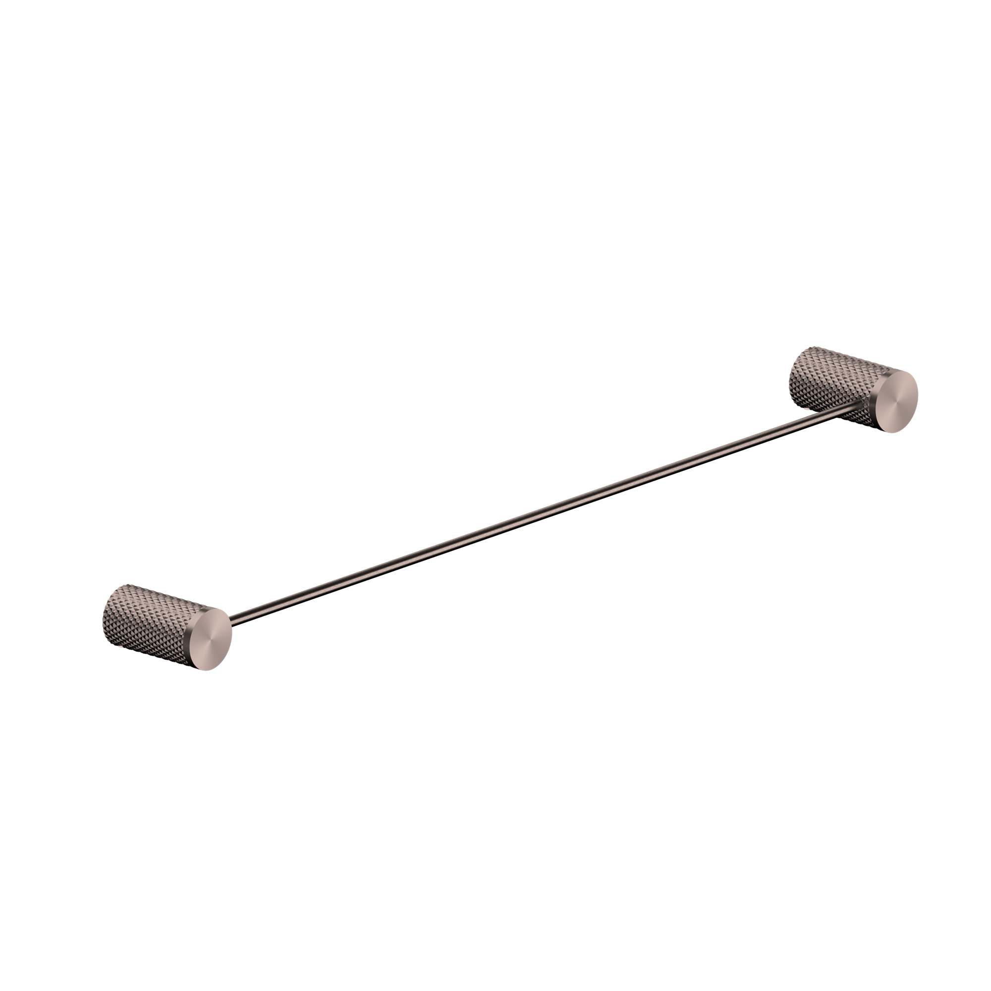 Nero Opal Single Towel Rail 600mm - Brushed Bronze