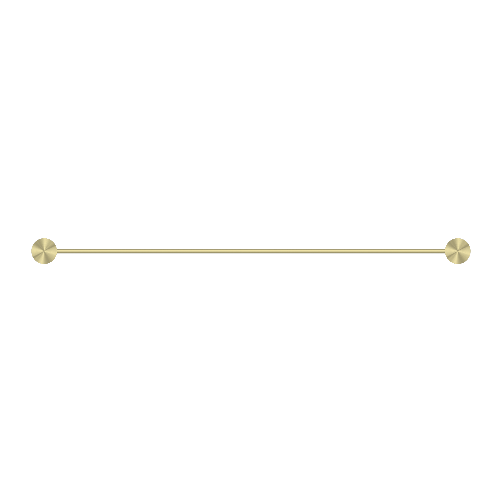 Nero Opal Single Towel Rail 600mm Brushed Gold