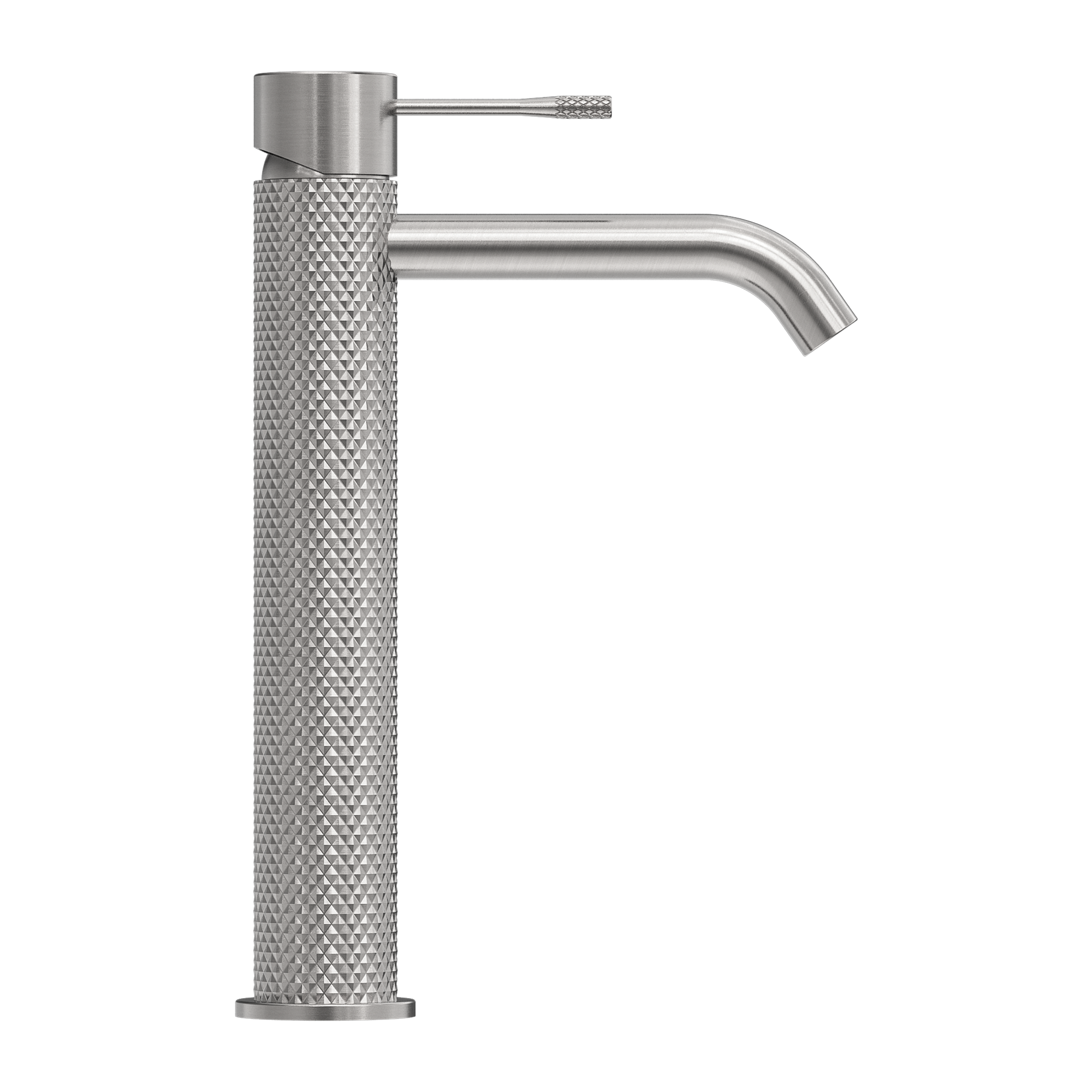 Nero Opal Tall Basin Mixer - Brushed Nickel