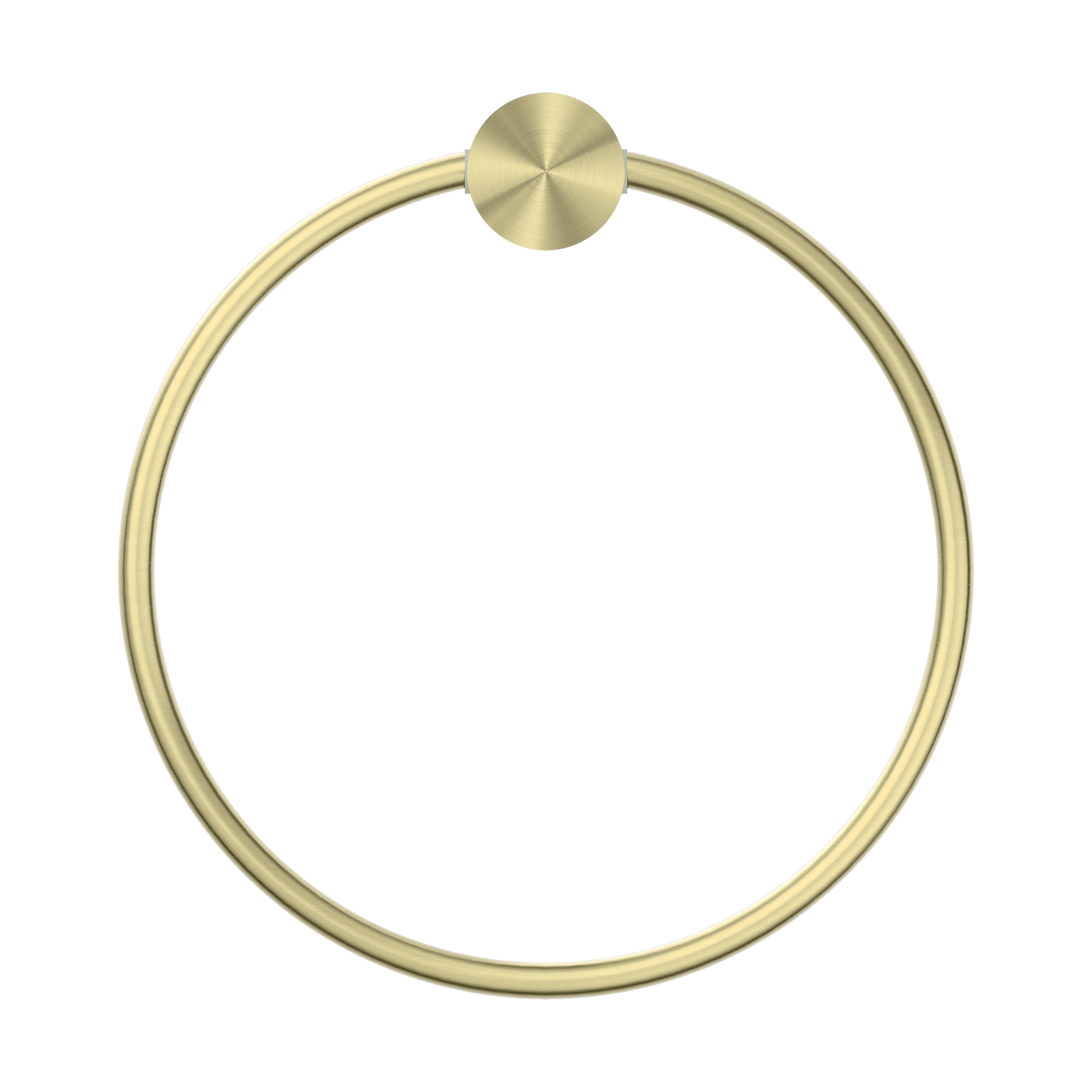 Nero Opal Towel Ring Brushed Gold