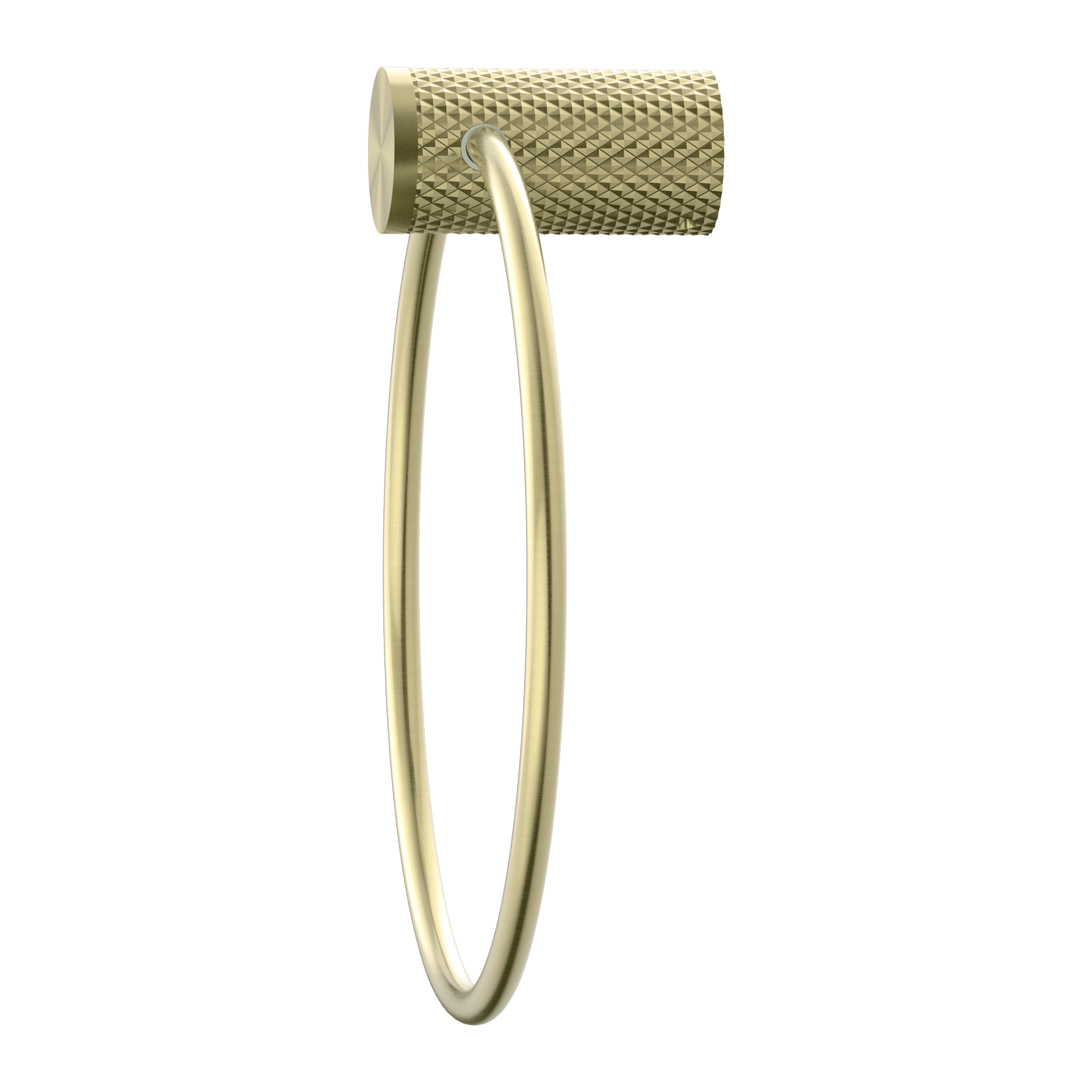 Nero Opal Towel Ring Brushed Gold