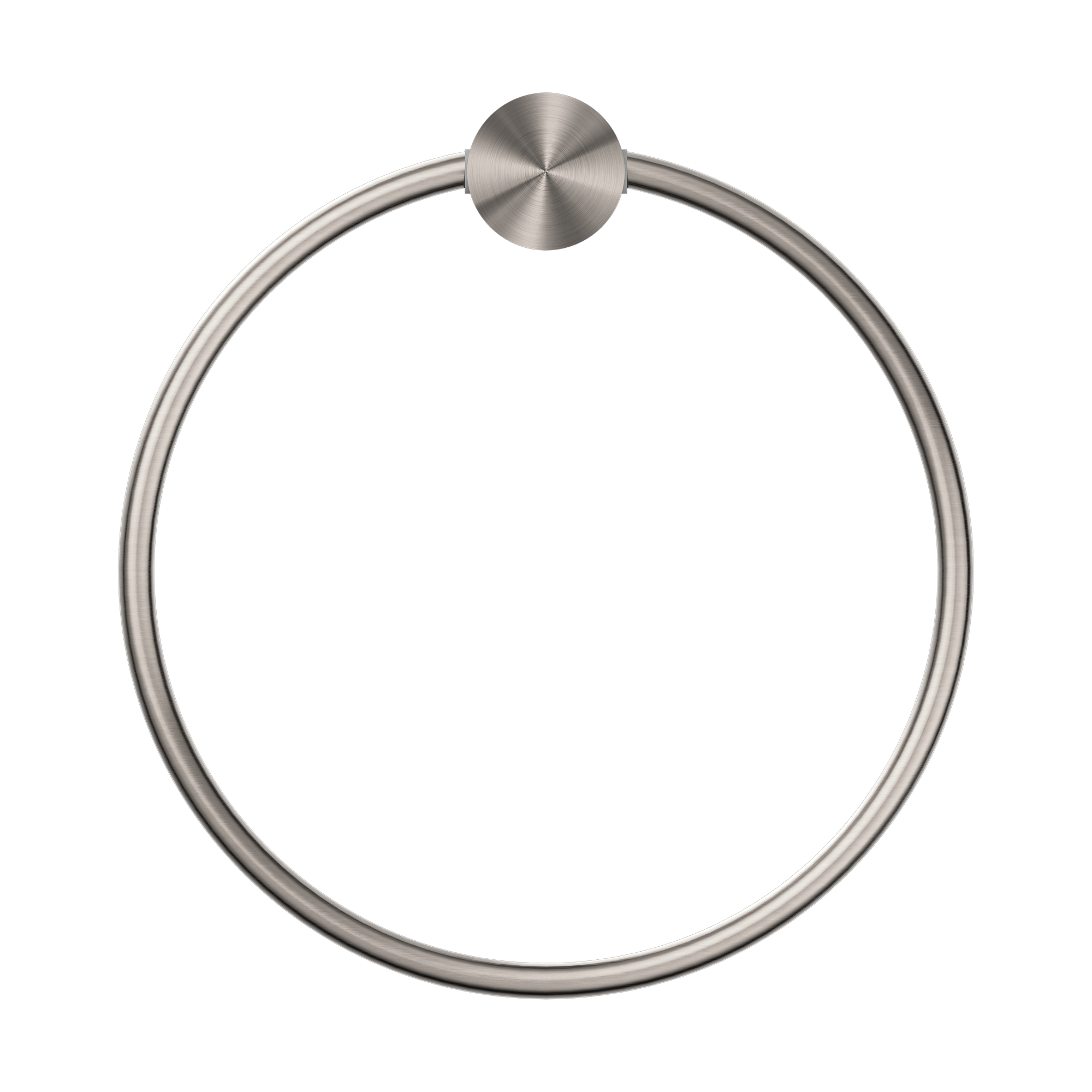 Nero Opal Towel Ring - Brushed Nickel