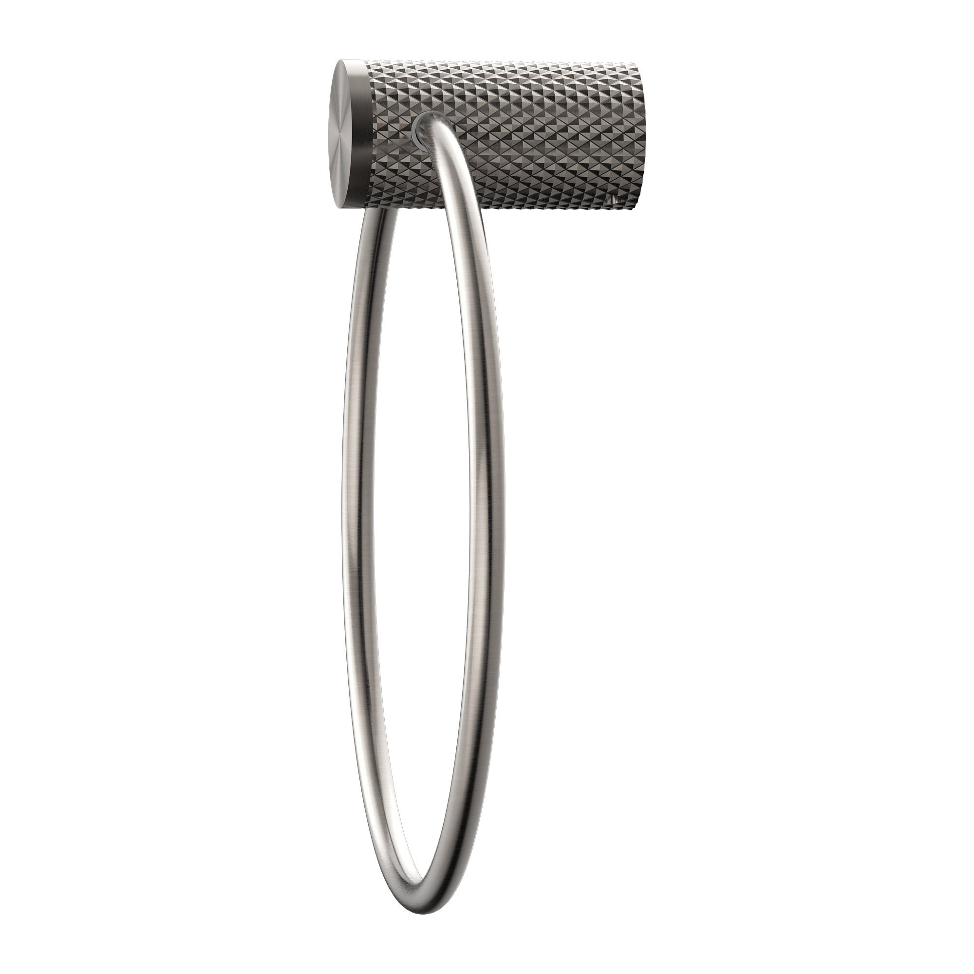 Nero Opal Towel Ring - Brushed Nickel