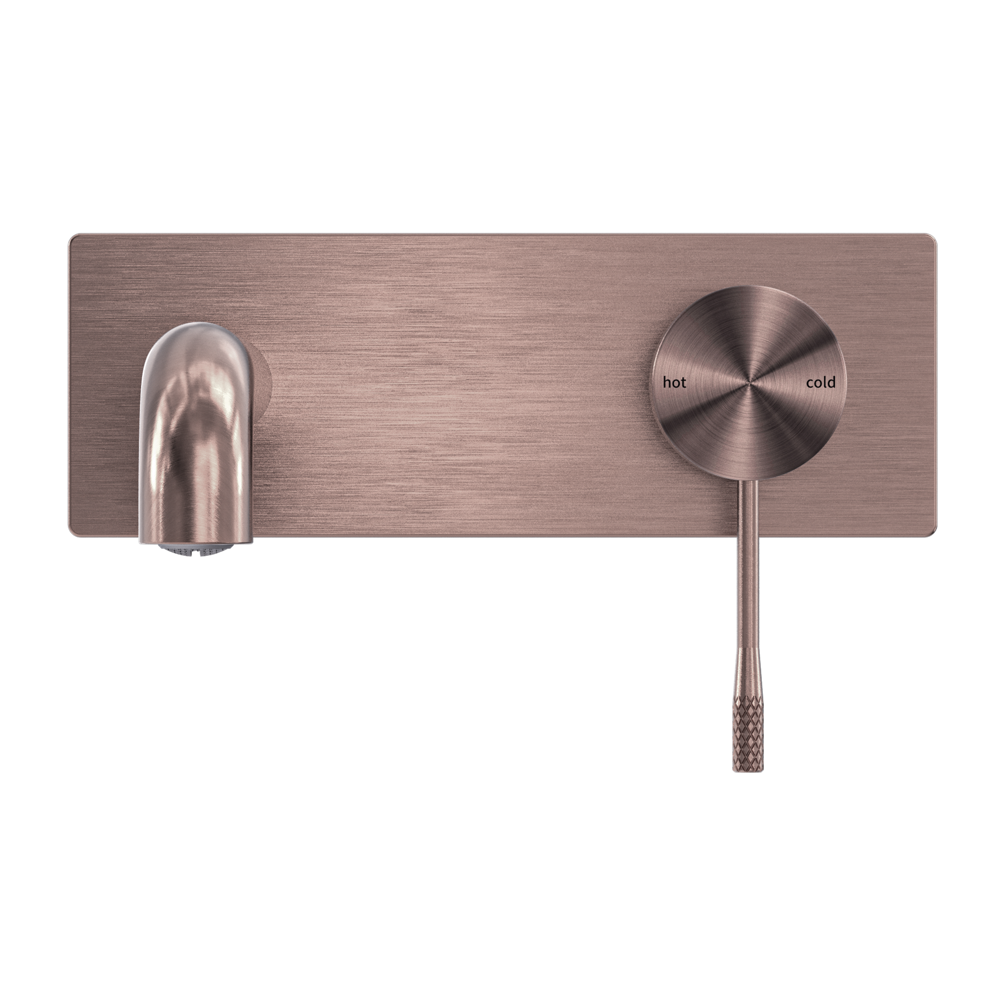 Nero Opal Wall Basin/Bath Mixer - Brushed Bronze