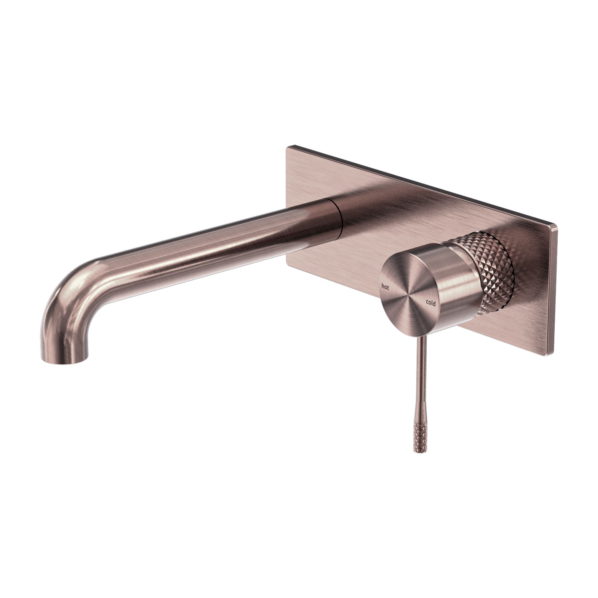 Nero Opal Wall Basin/Bath Mixer - Brushed Bronze