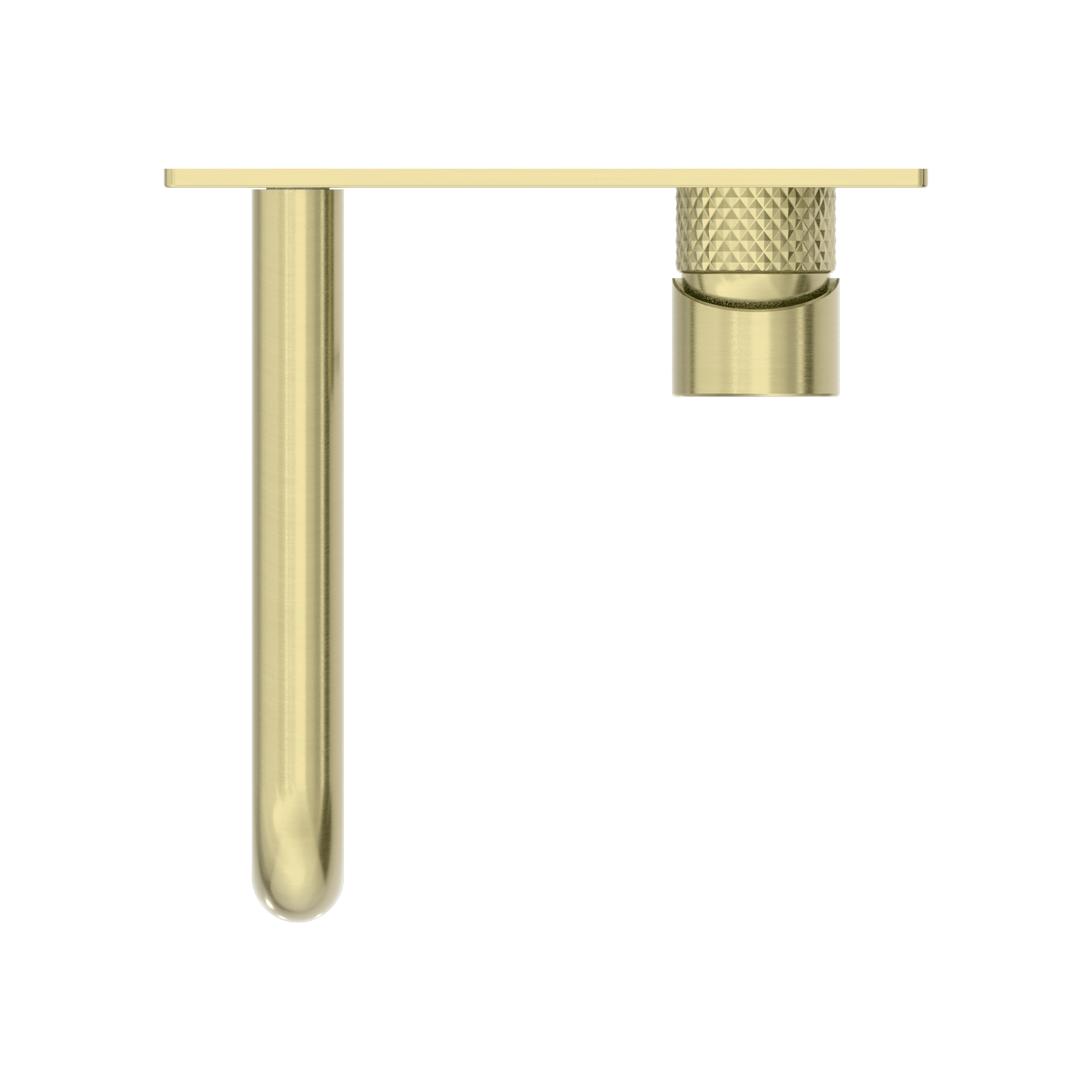 Nero Opal Wall Basin/Bath Mixer - Brushed Gold