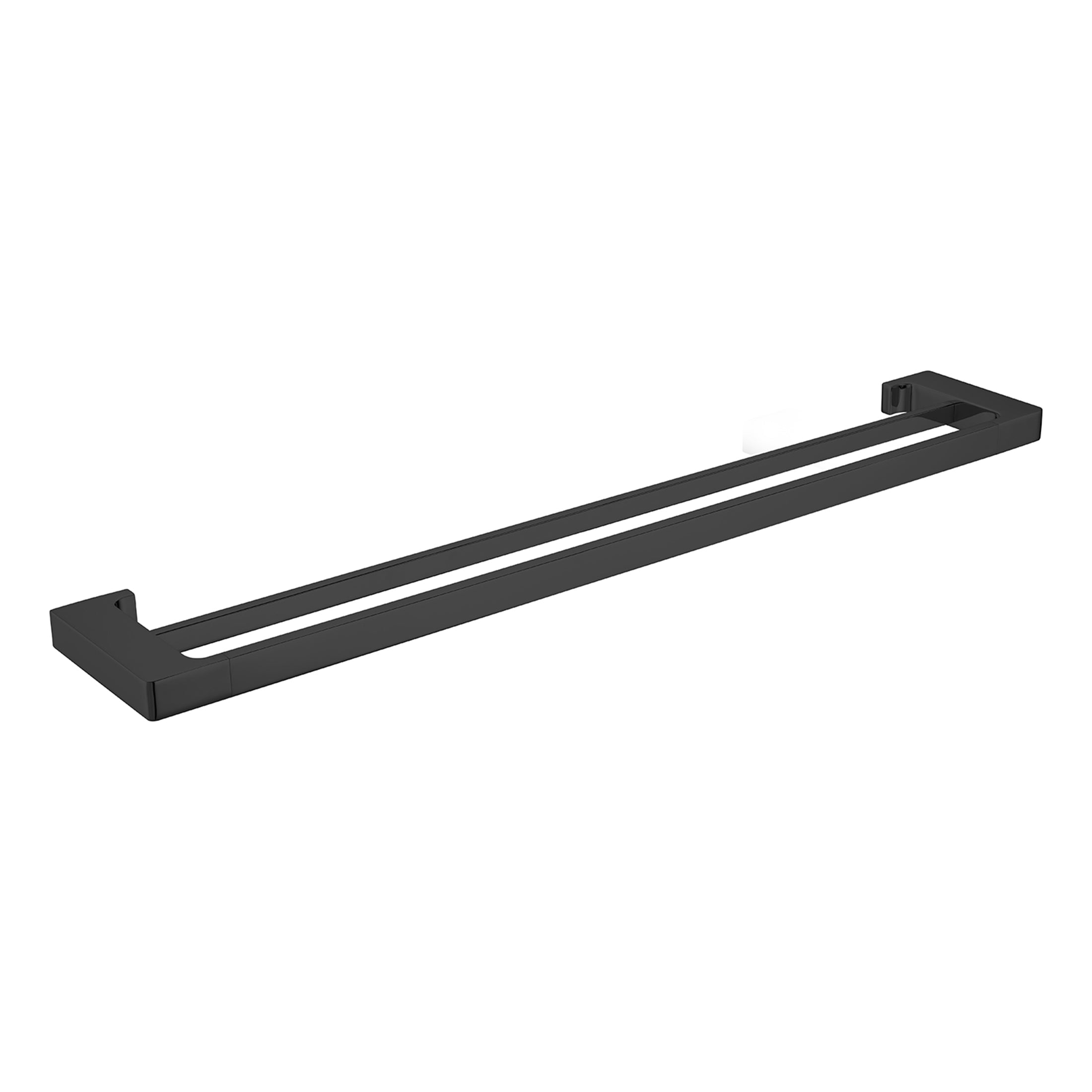 Nero Pearl Double Towel Rail 800mm - Matte Black