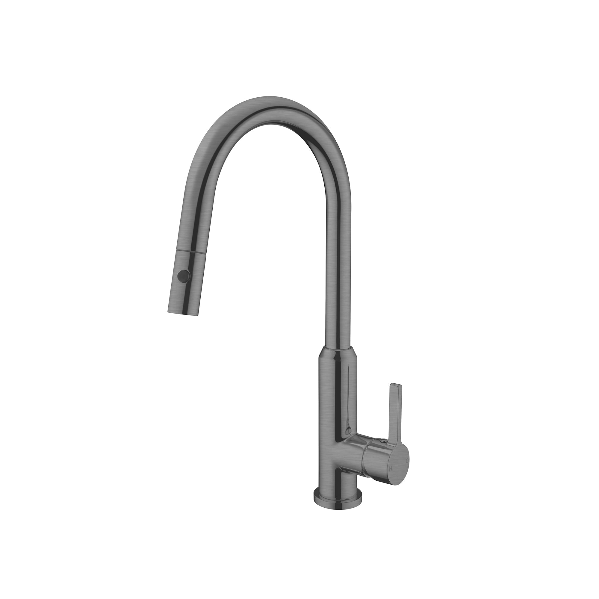 Nero Pearl Pull Out Sink Mixer With Vegie Spray Function - Gun Metal