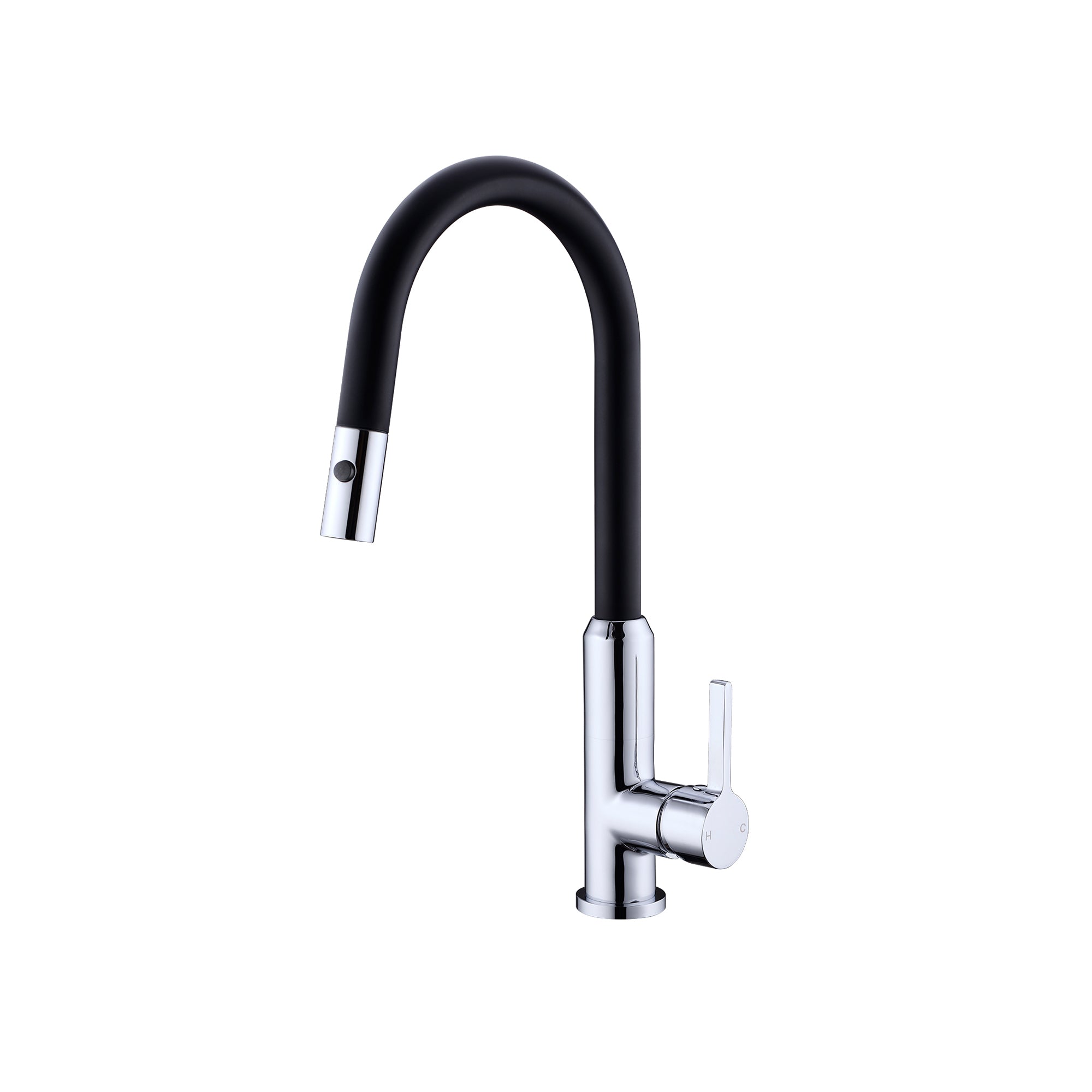 Nero Pearl Pull Out Sink Mixer With Vegie Spray Function - Matte Black