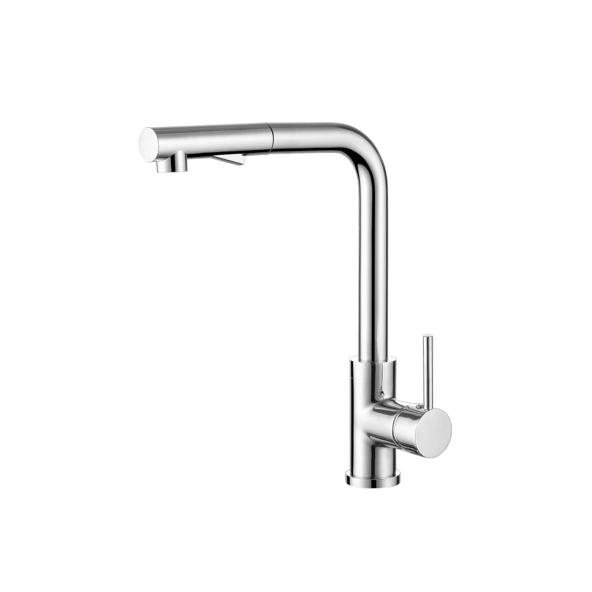 Nero Pull Out Sink Mixer With Vegie Spray Function - Chrome