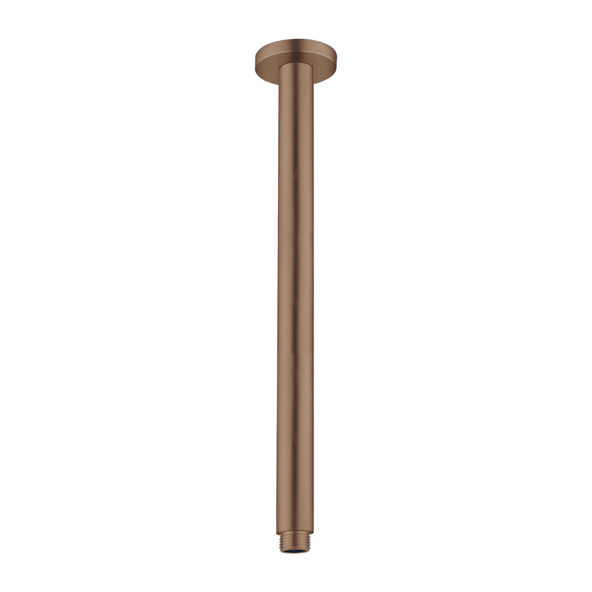 Nero Round Ceiling Arm 300mm - Brushed Bronze