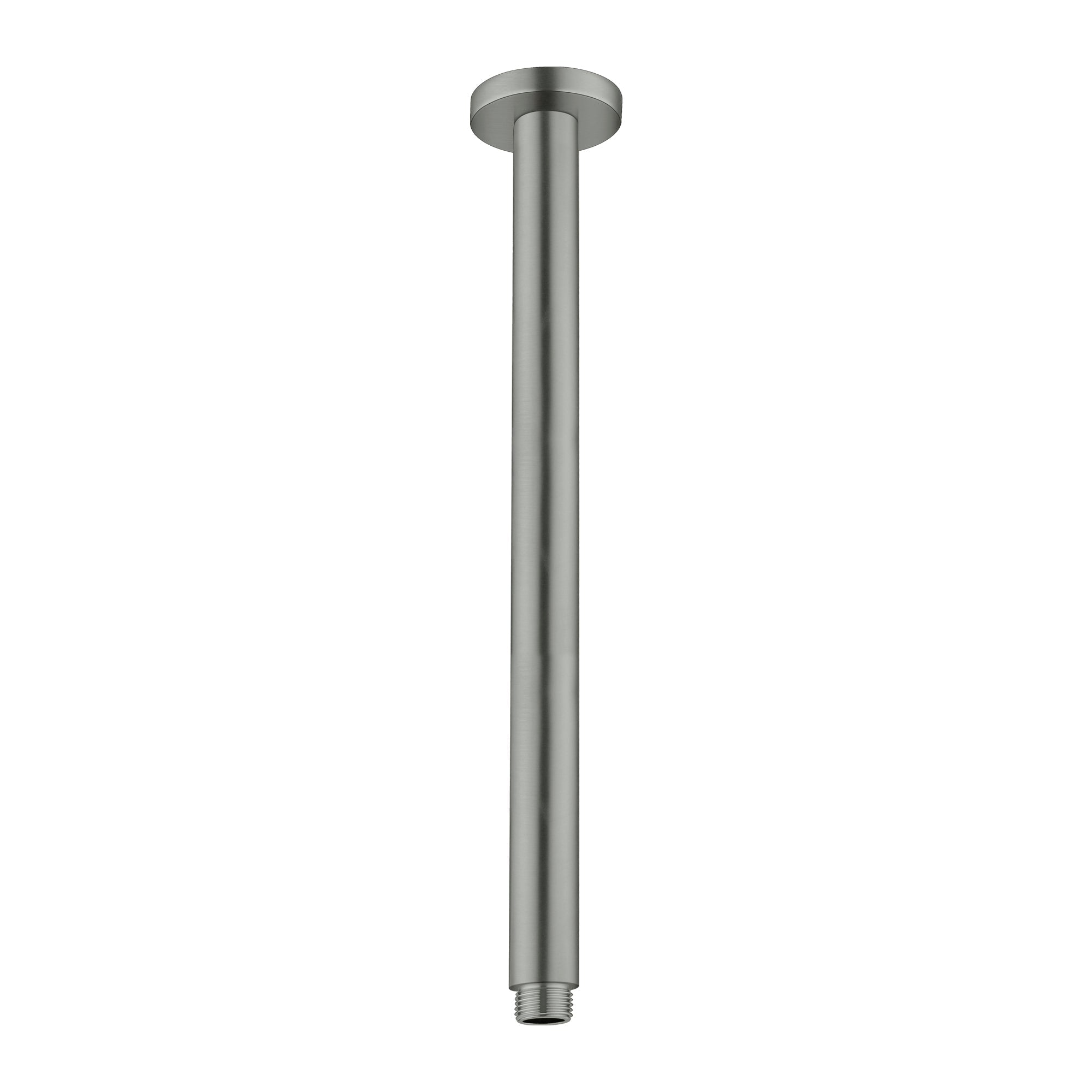 Nero Round Ceiling Arm 300mm - Gun Metal Grey