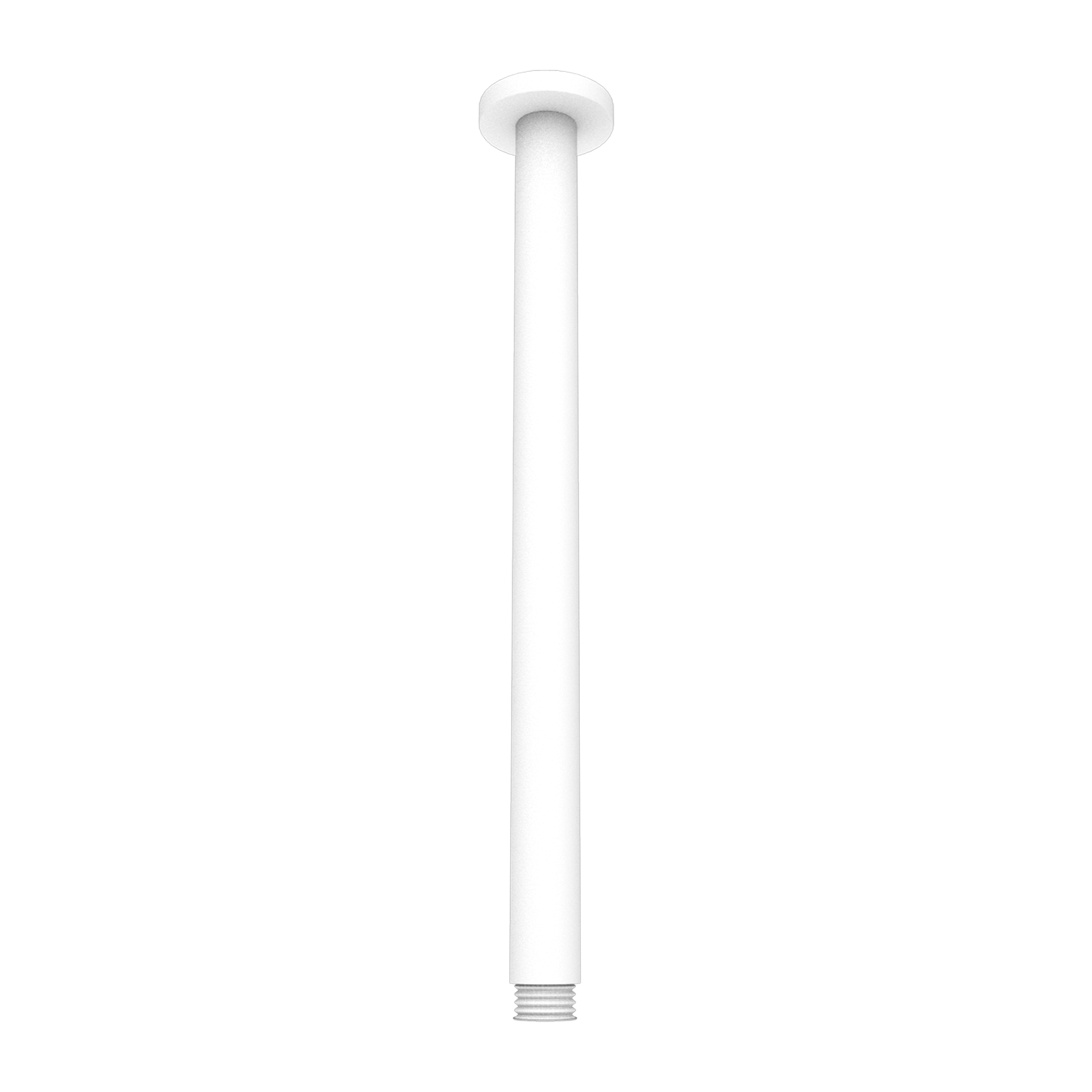 Nero Round Ceiling Arm 300mm - Matte White