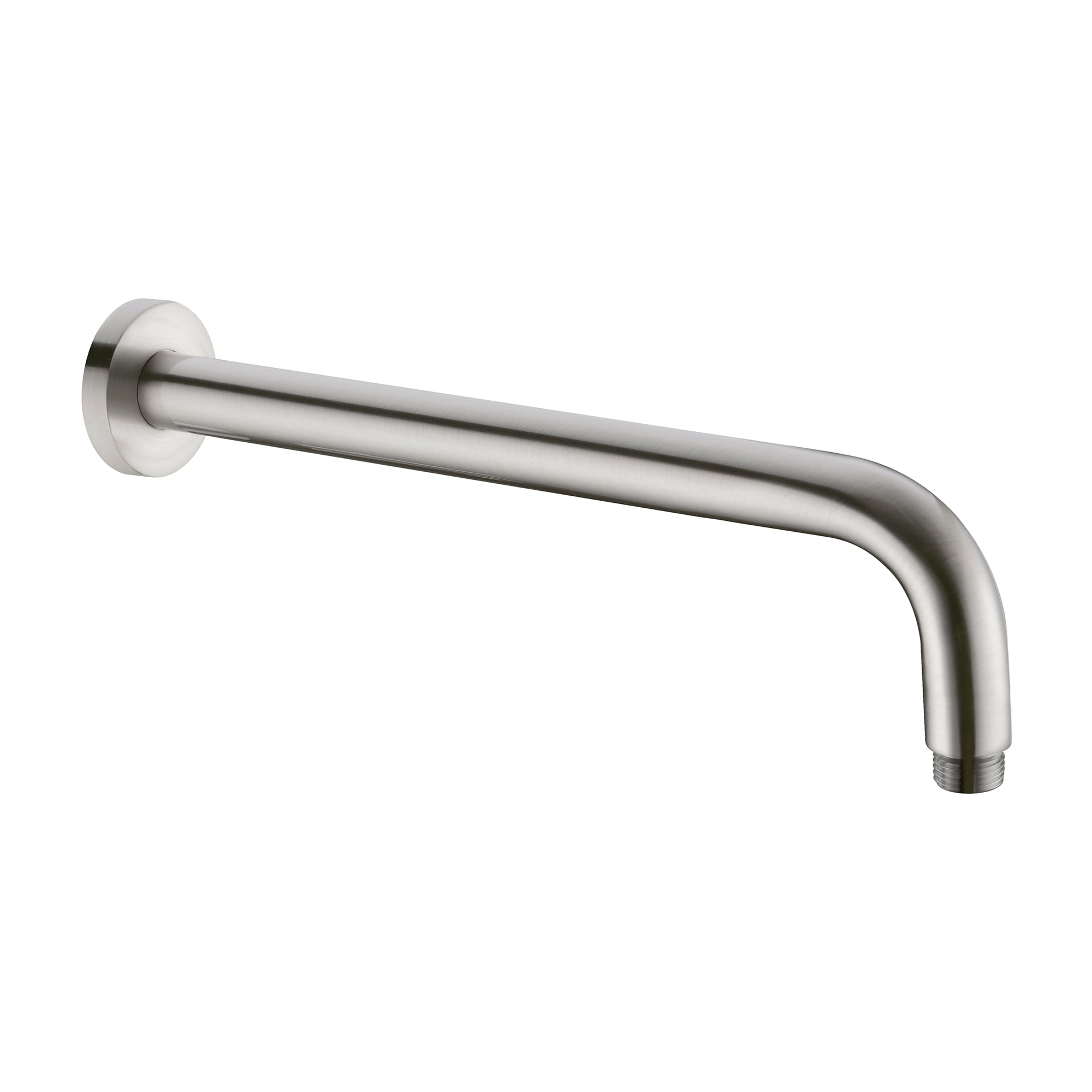 Nero Round Shower Arm - Brushed Nickel