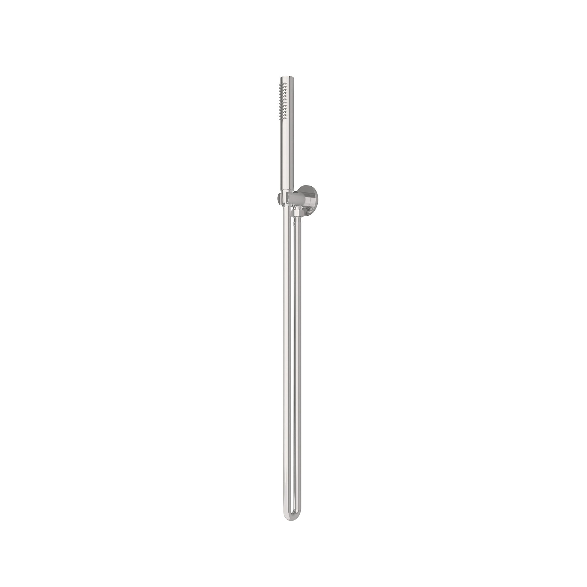 Nero Round Shower Bracket - Brushed Nickel