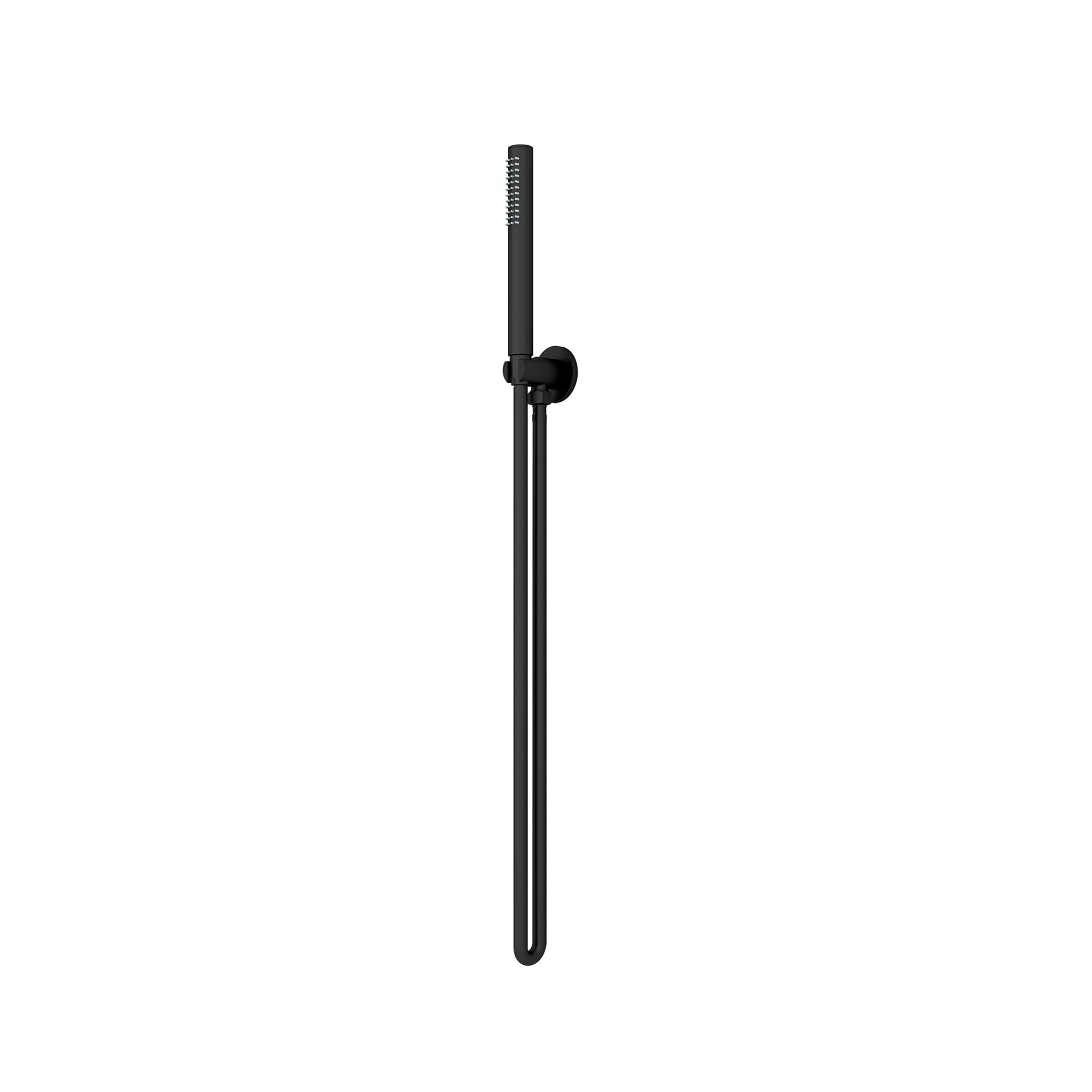 Nero Round Shower Bracket - Matte Black