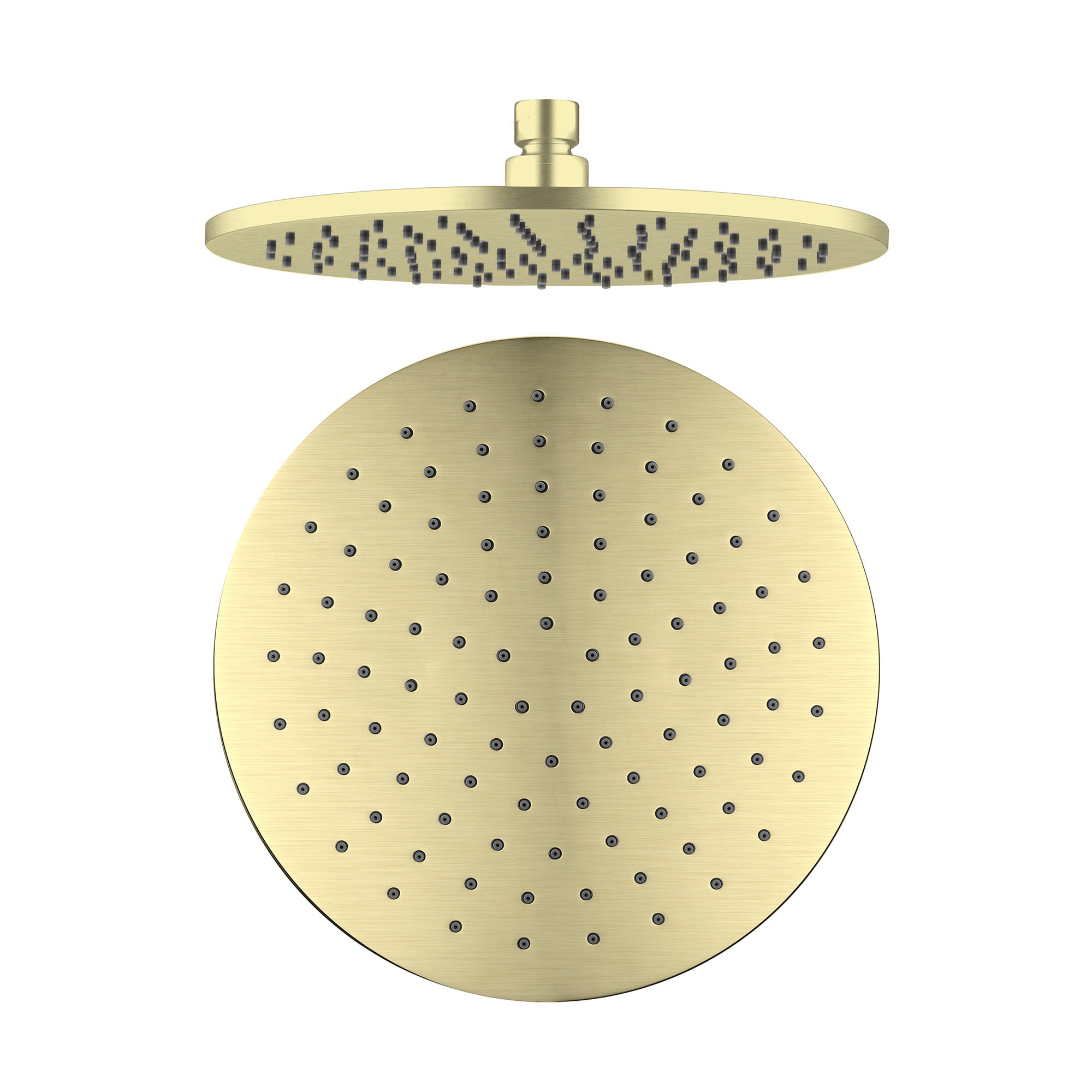 Nero Round Shower Head - Brushed Gold