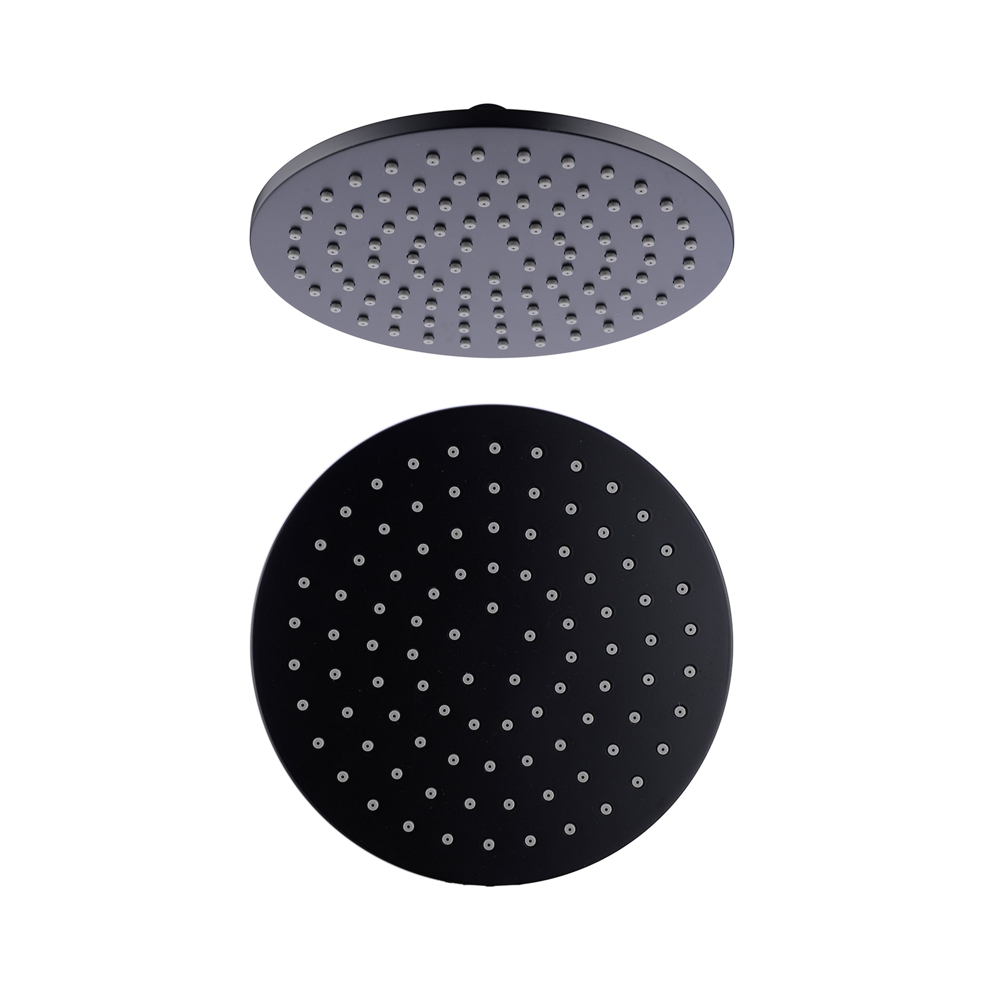 Nero Round Shower Head - Matte Black