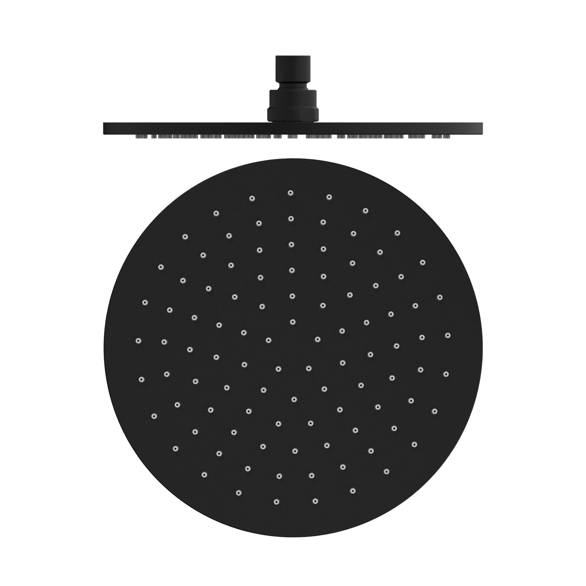 Nero Round Shower Head - Matte Black