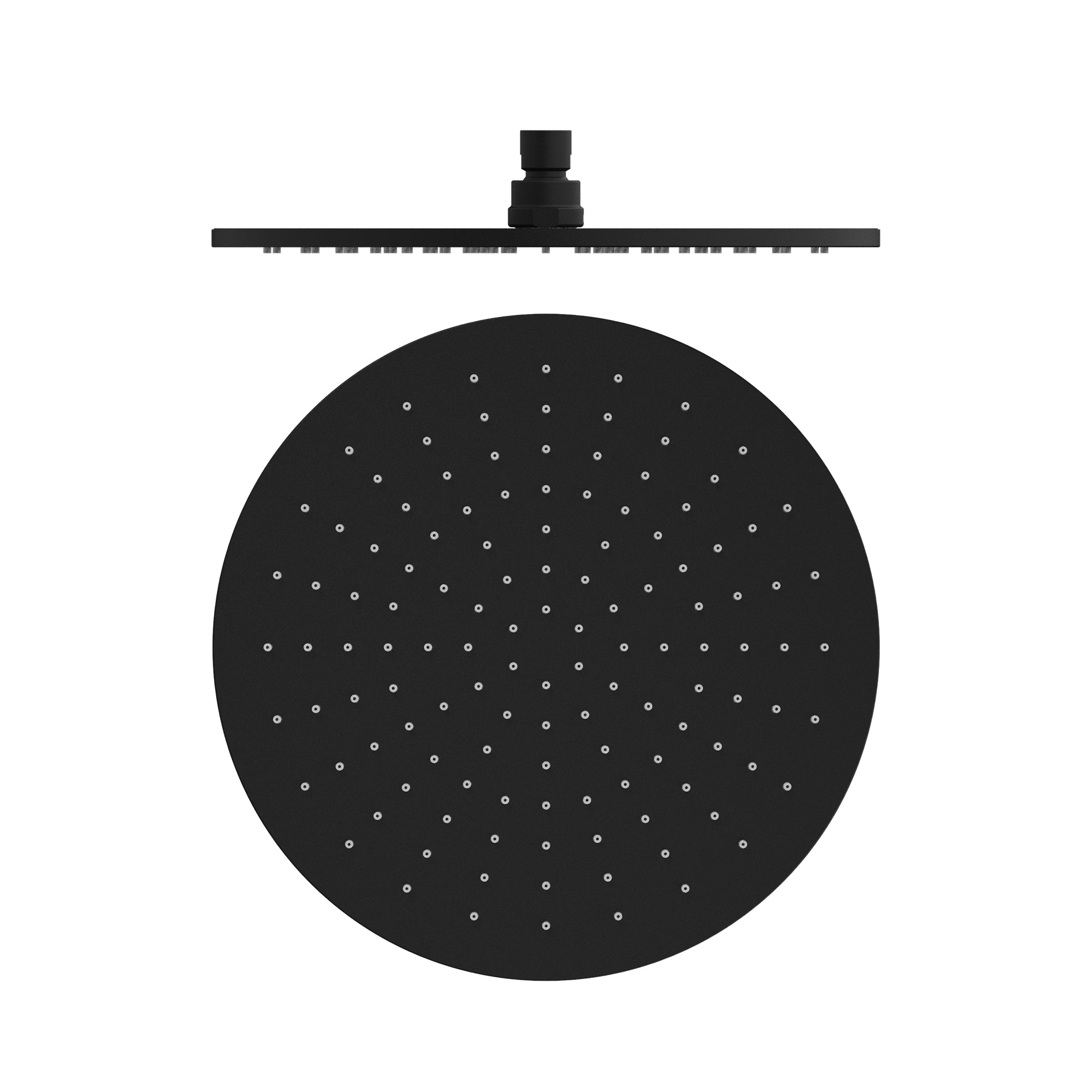 Nero Round Shower Head - Matte Black