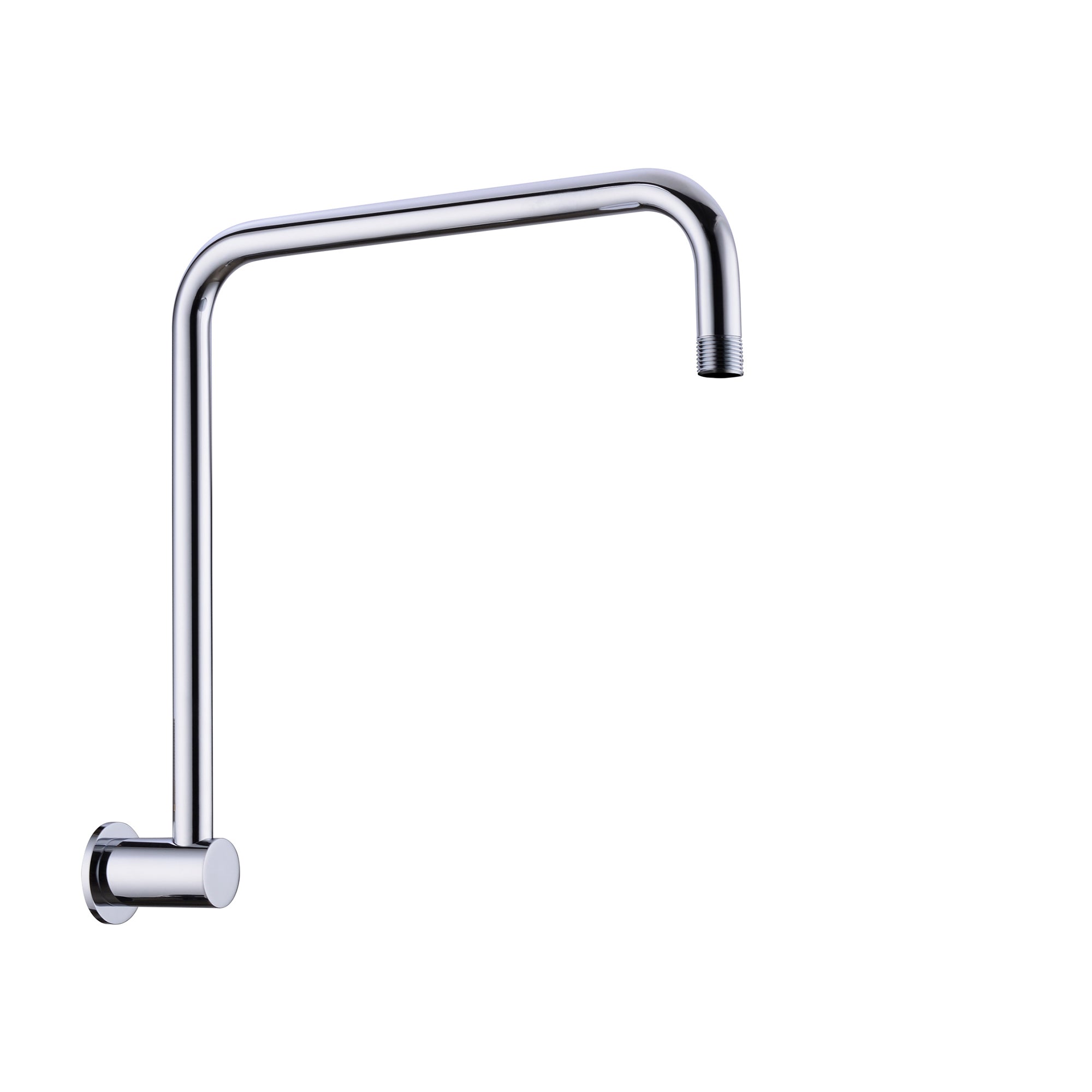 Nero Round Swivel Shower Arm - Chrome