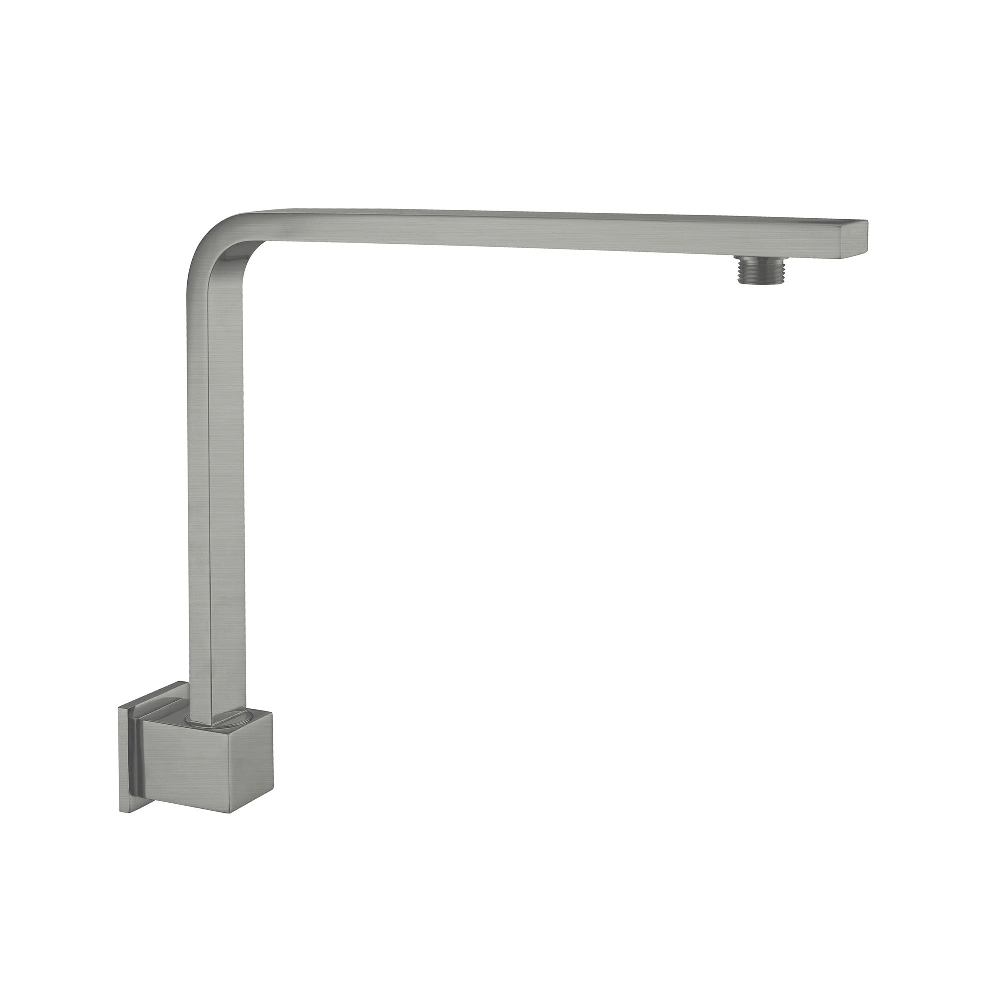 Nero Square Swivel Shower Arm - Gun Metal