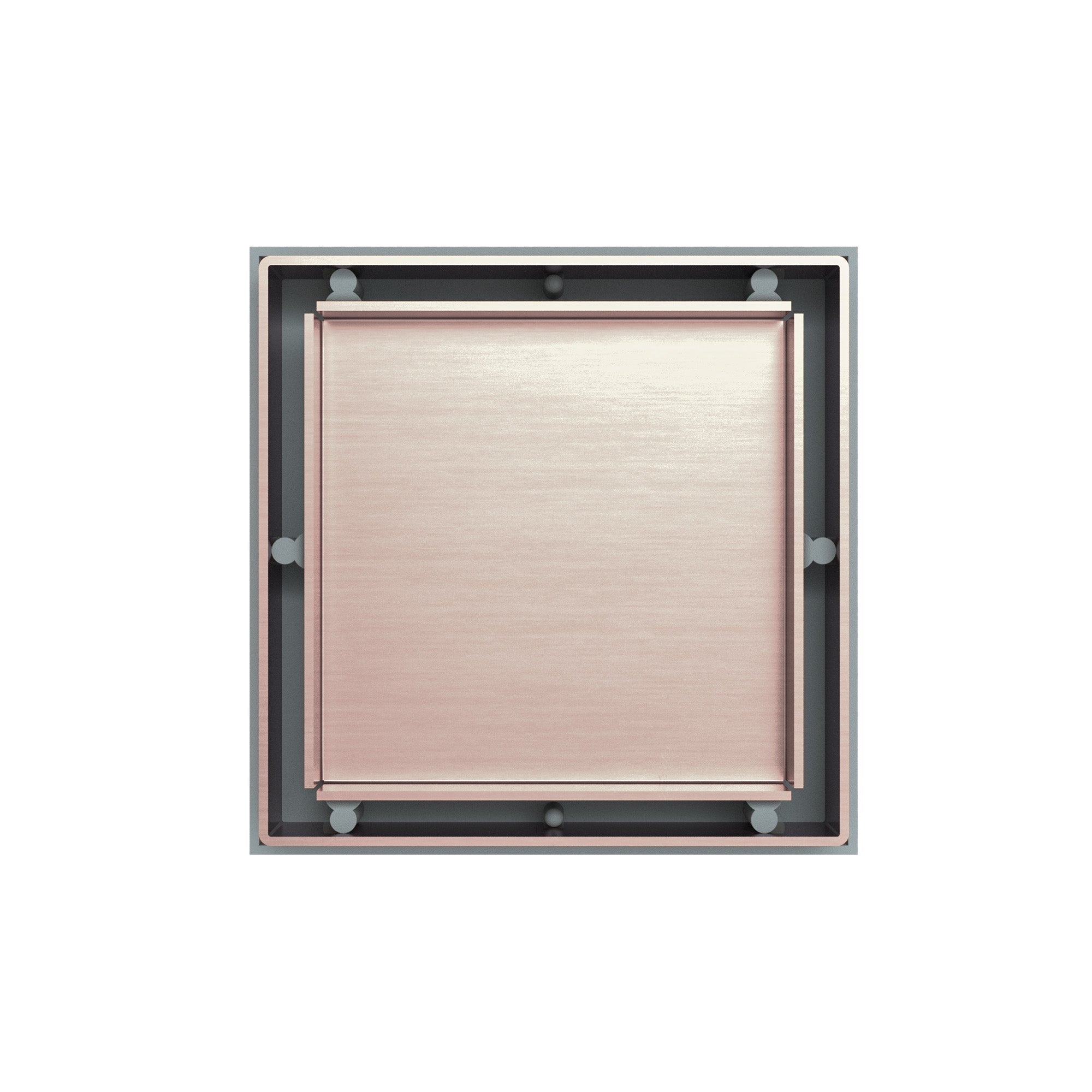 Nero Tile Insert Floor Waste 50mm Outlet - Brushed Bronze